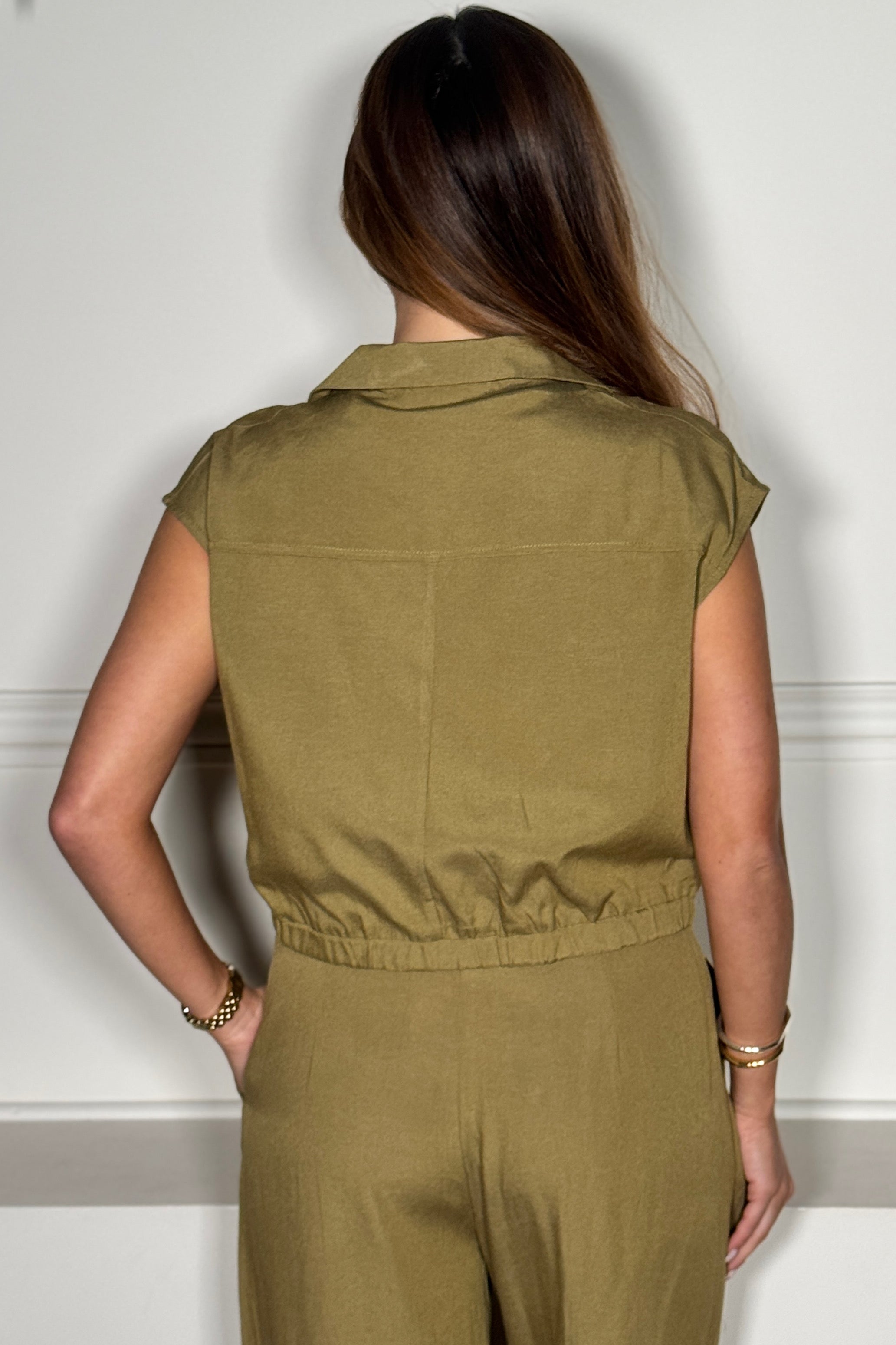 Gilet Cargo Zippé Sans Manches Femme - Style Urbain Tendance