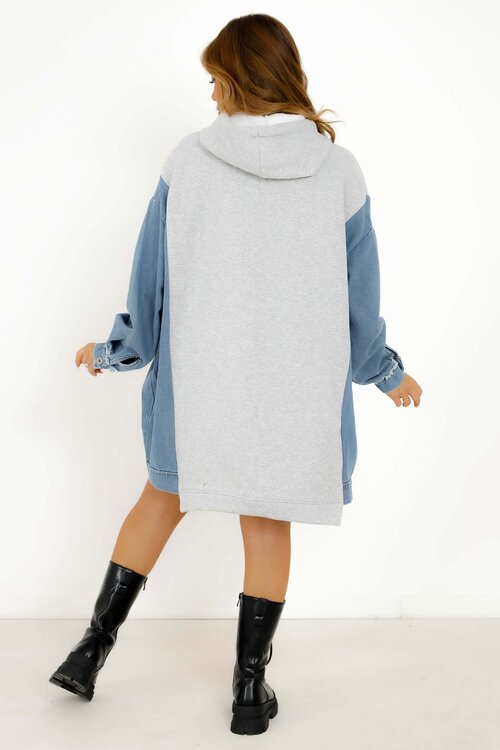 Robe Sweat + Denim