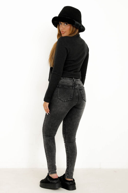 Jeans Skinny Délavé
