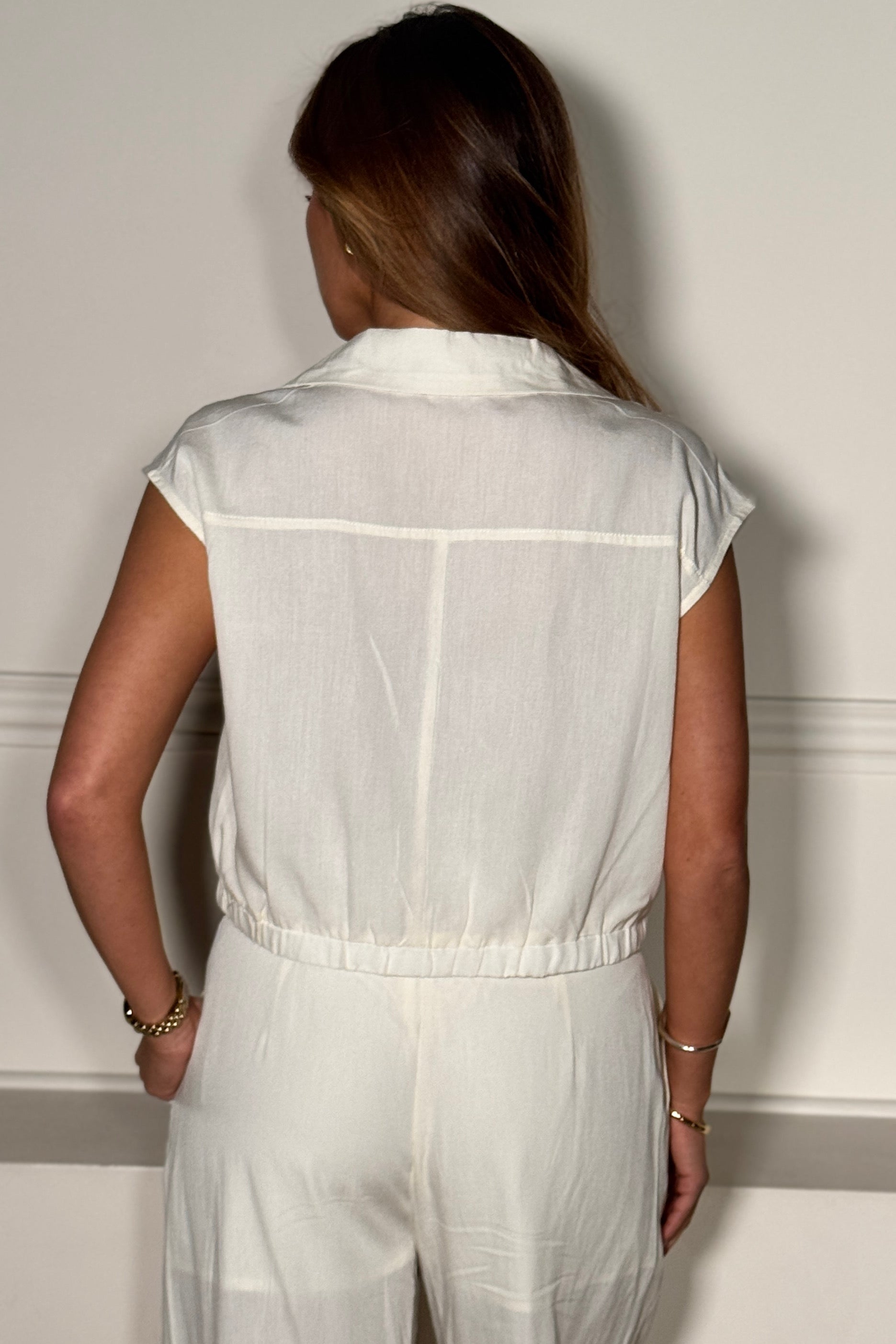 Gilet Cargo Zippé Sans Manches Femme - Style Urbain Tendance