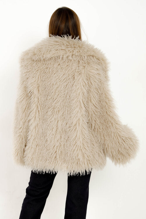 Manteau Pilou Effet Puff