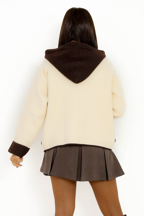 Gilet Bicolore Polaire + Poches Femme