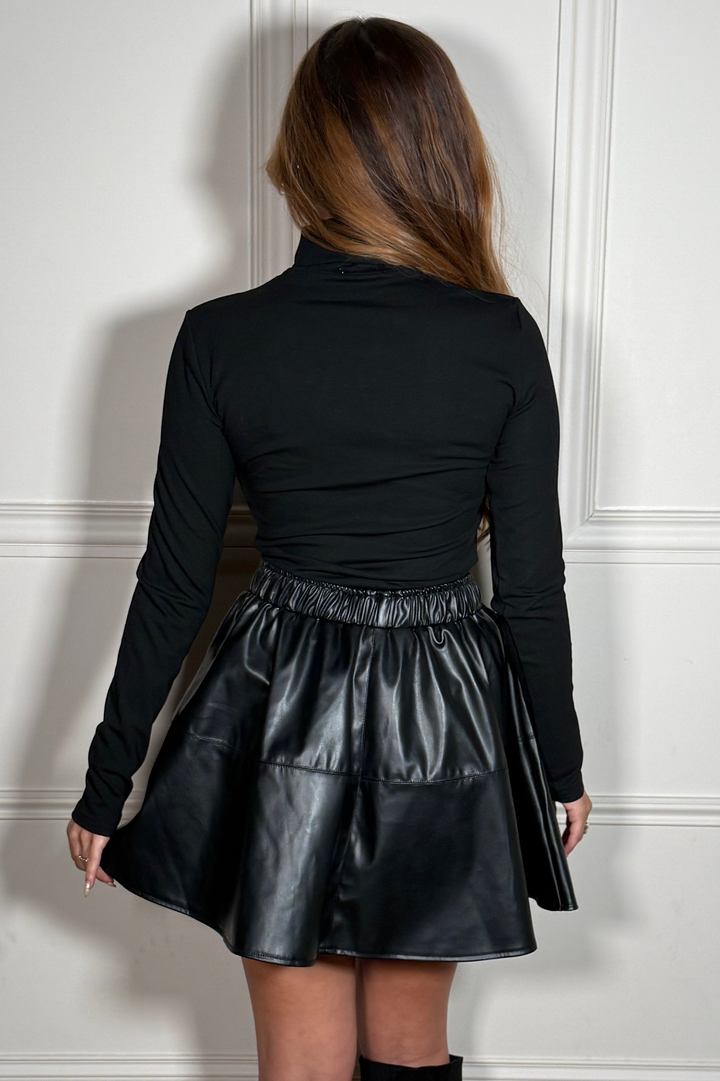 Body col roulé femme - Vue portée d'ensemble