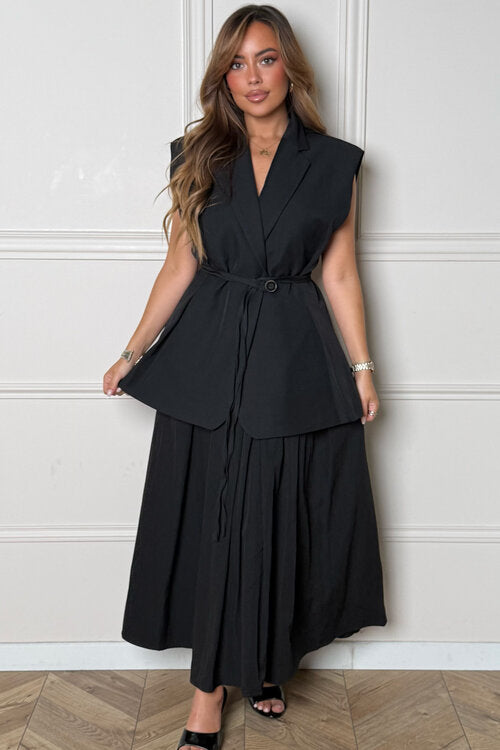 Style blazer femme sans manches chic bureau casual - Blooshop