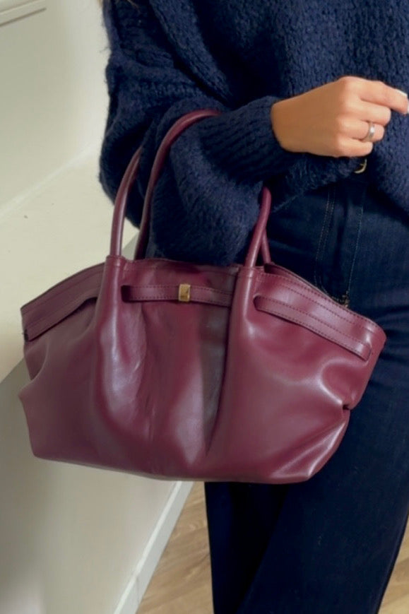 Sac Cabas Plissé Élégant - Design Moderne et Pratique pour Femme