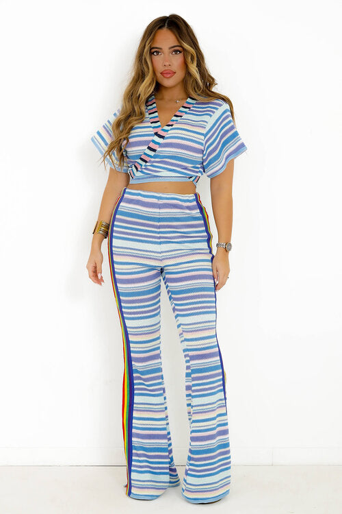 Ensemble Top + Pantalon Fendu Coachella