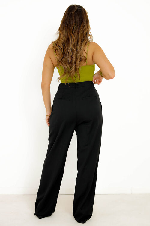 Pantalon Coupe Droite + Poches