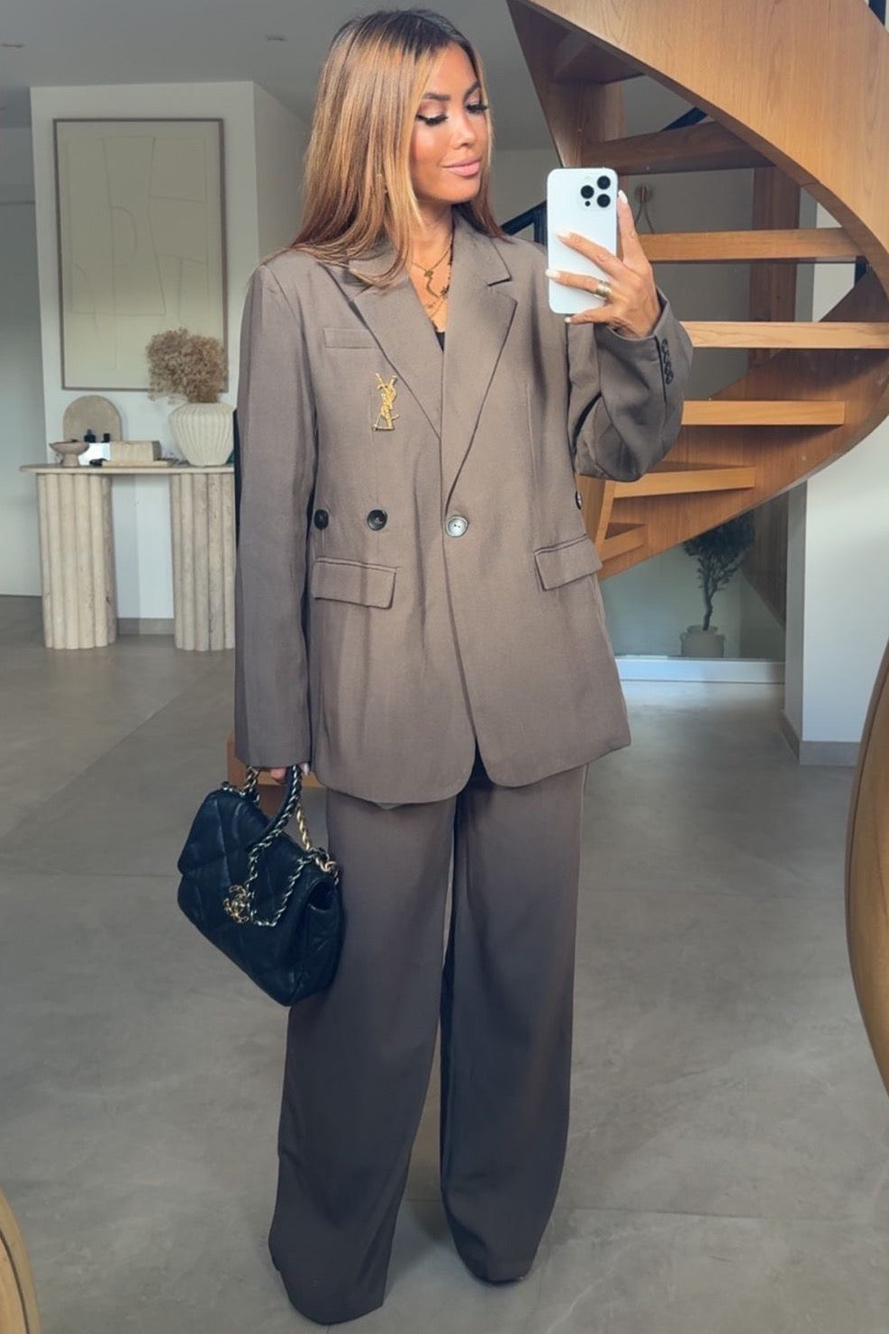 Blazer boutons multiples femme BLOOSHOP - Veste élégante professionnelle