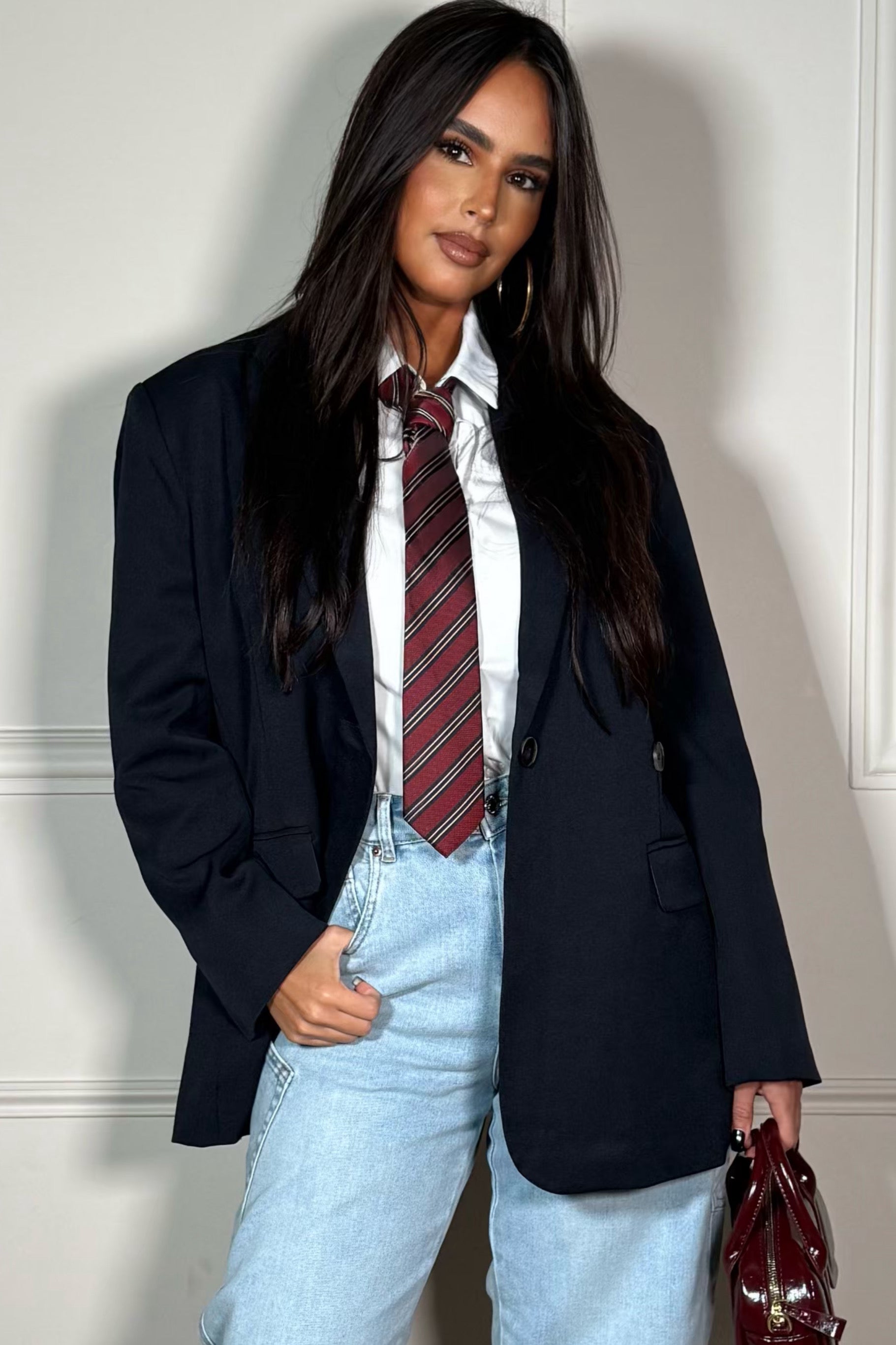 Blazer Dos Ouvert Femme - Élégance Audacieuse & Moderne