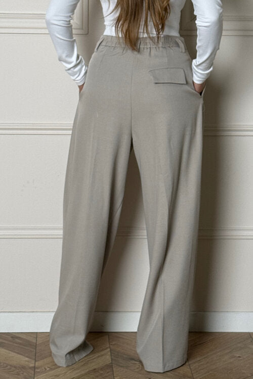 Pantalon à Pinces Ample Femme