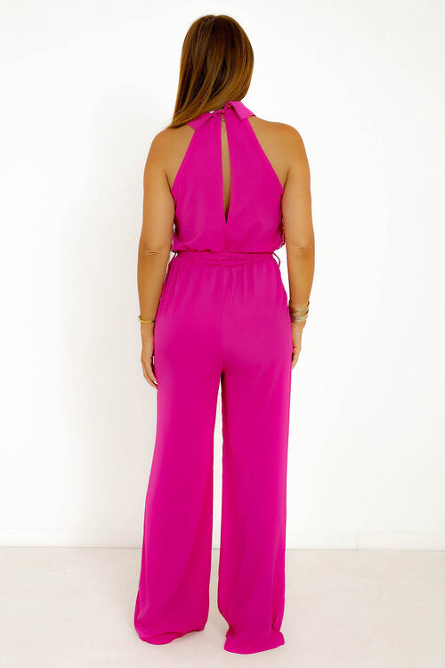 Combinaison Pantalon Encolure Chemise