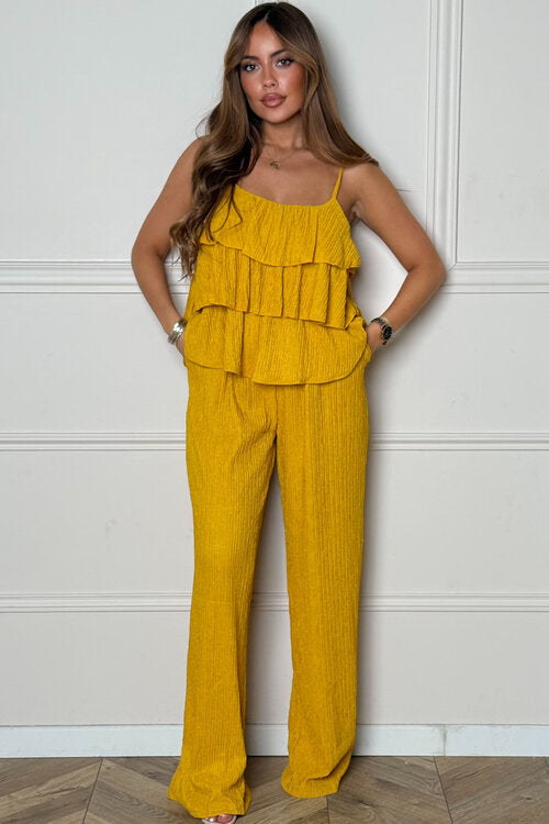Pantalon femme ensemble - coupe droite confortable - BLOOSHOP