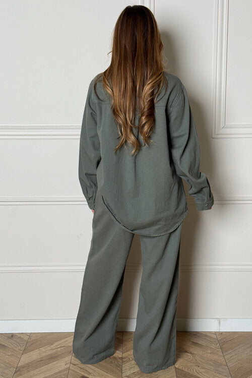 Ensemble Chemise + Jeans Oversize