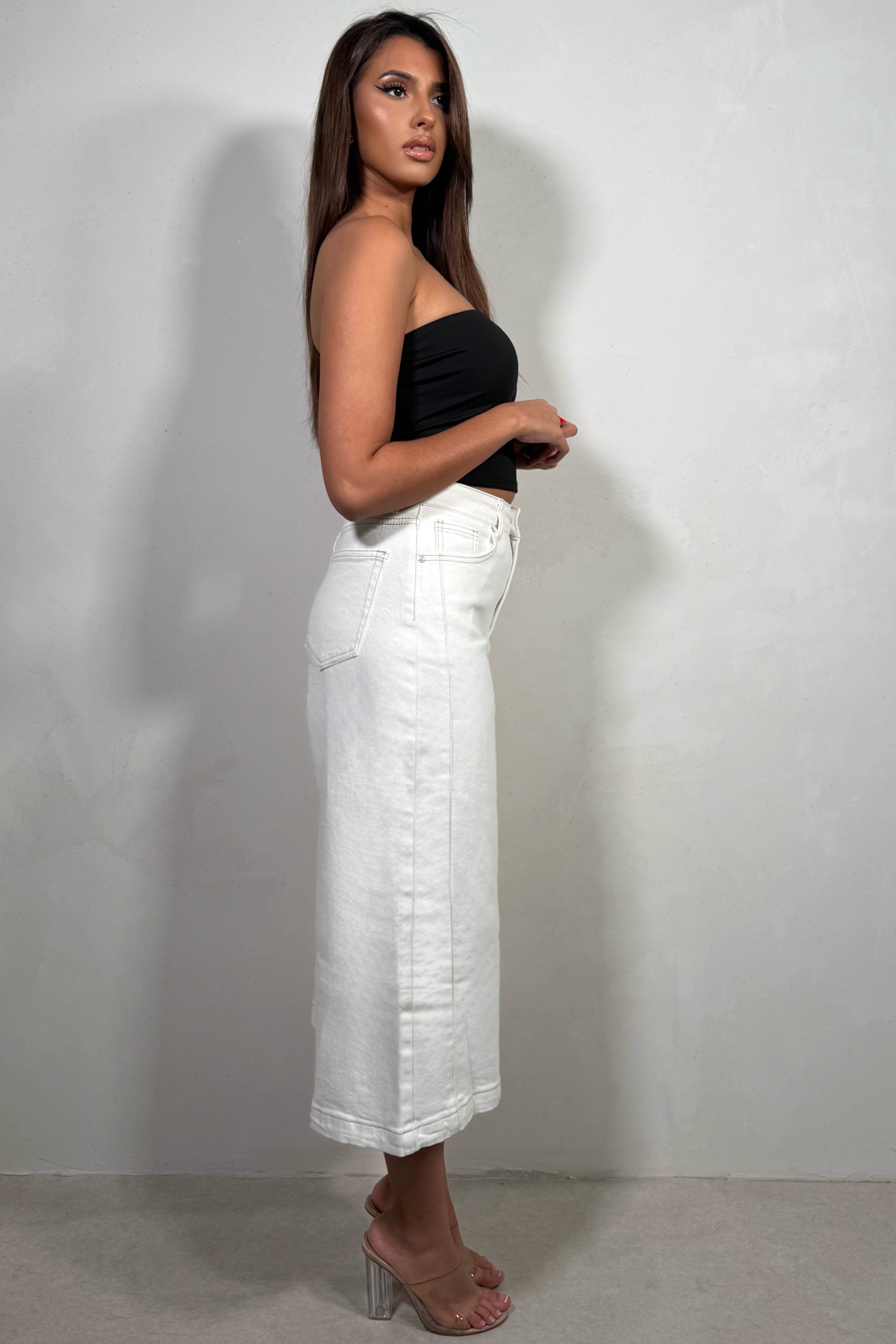Bermuda Jean Large Style Culotte Femme