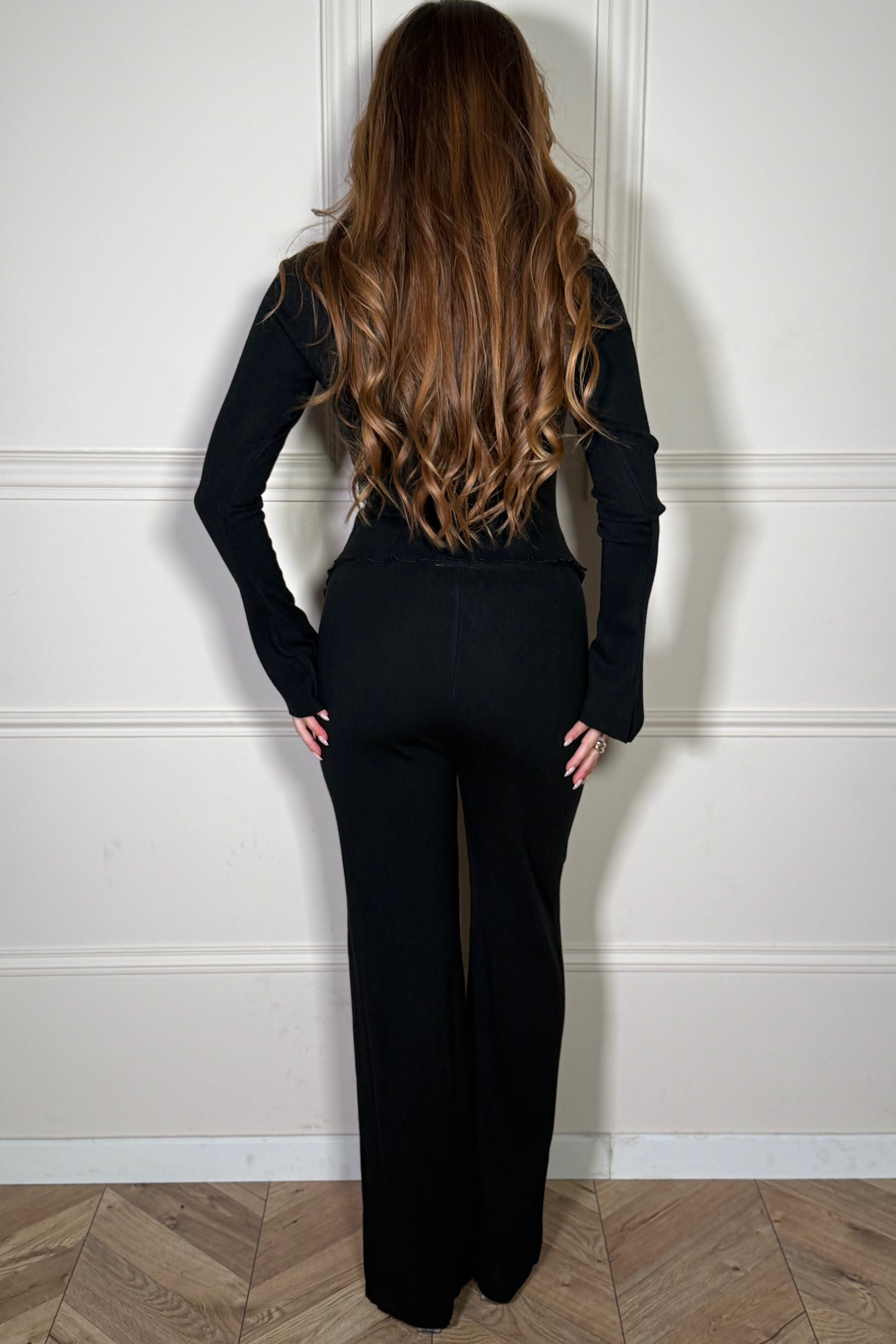 Ensemble Pull Asymétrique et Pantalon Coordonné - Tenue Complète Femme