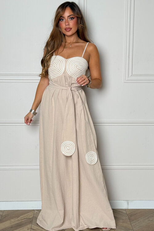 Robe Galons + Ceinture Femme