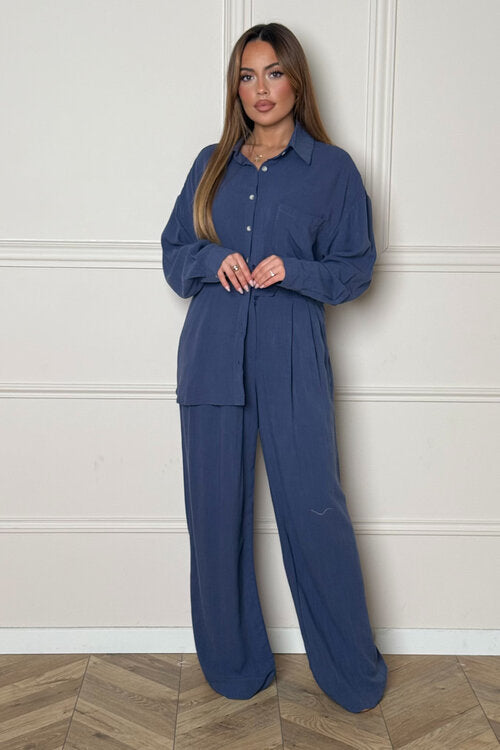 Chemise femme ample lin, coupe fluide décontractée, style naturel confortable BLOOSHOP