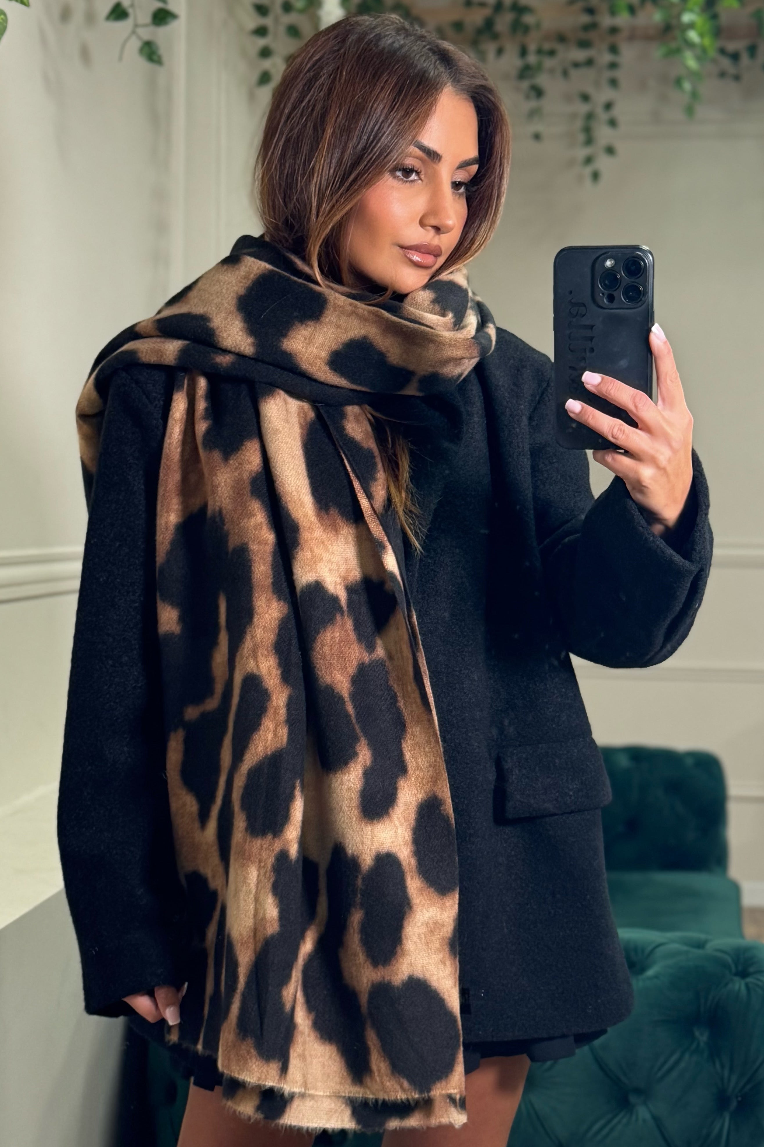 Écharpe Léopard Imprimée Premium - Accessoire Mode Femme