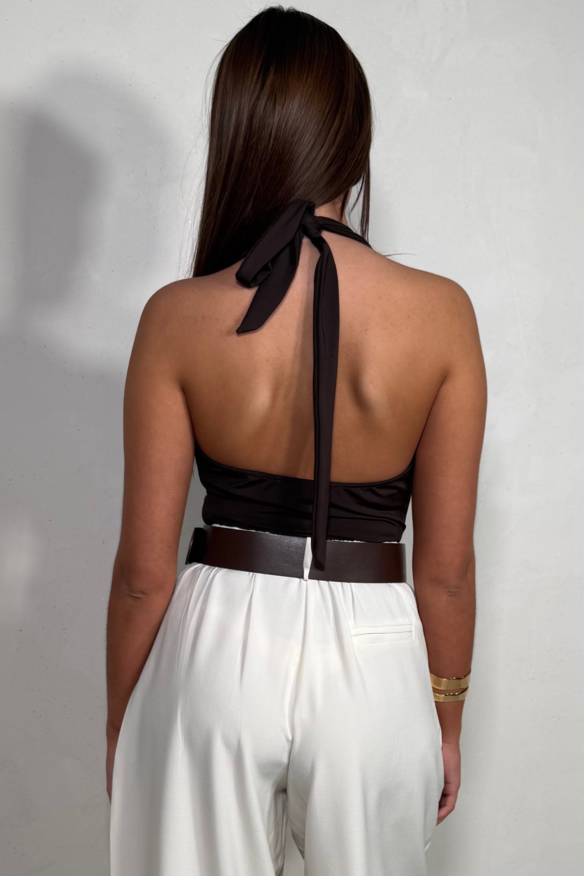 Top Dos Nu à Nouer Femme