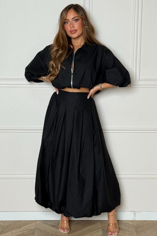 Ensemble Veste + Jupe Boule Femme