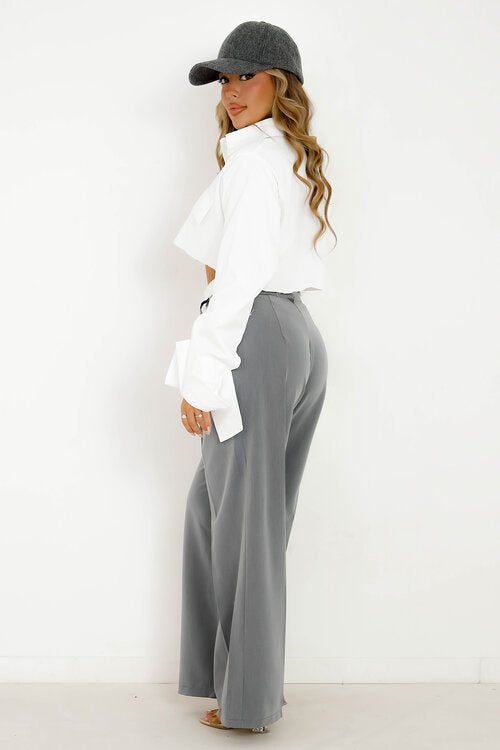 Pantalon Ample à Ceinture Elastique Femme