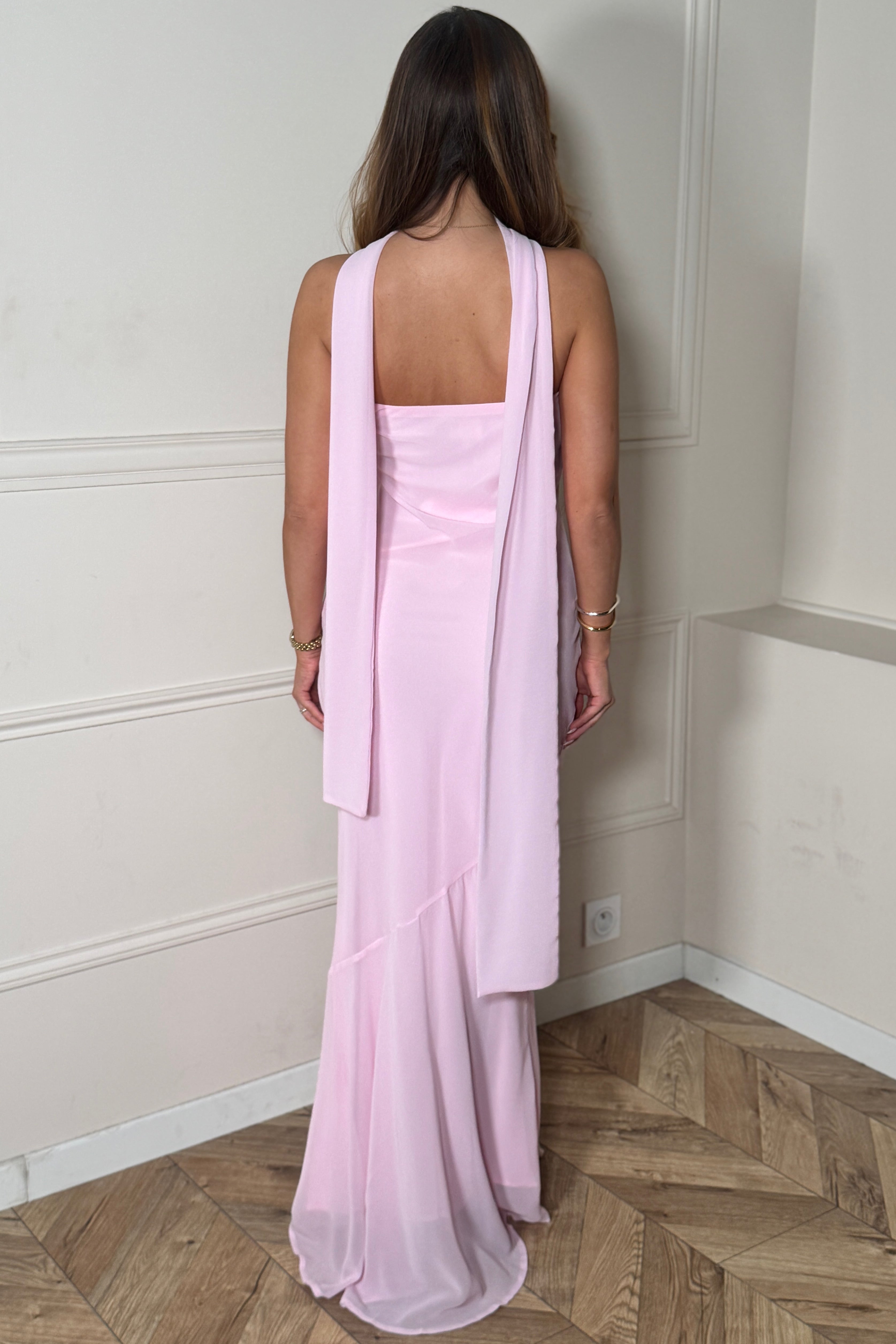 Robe Bustier Châle Femme - Élégance Soirée