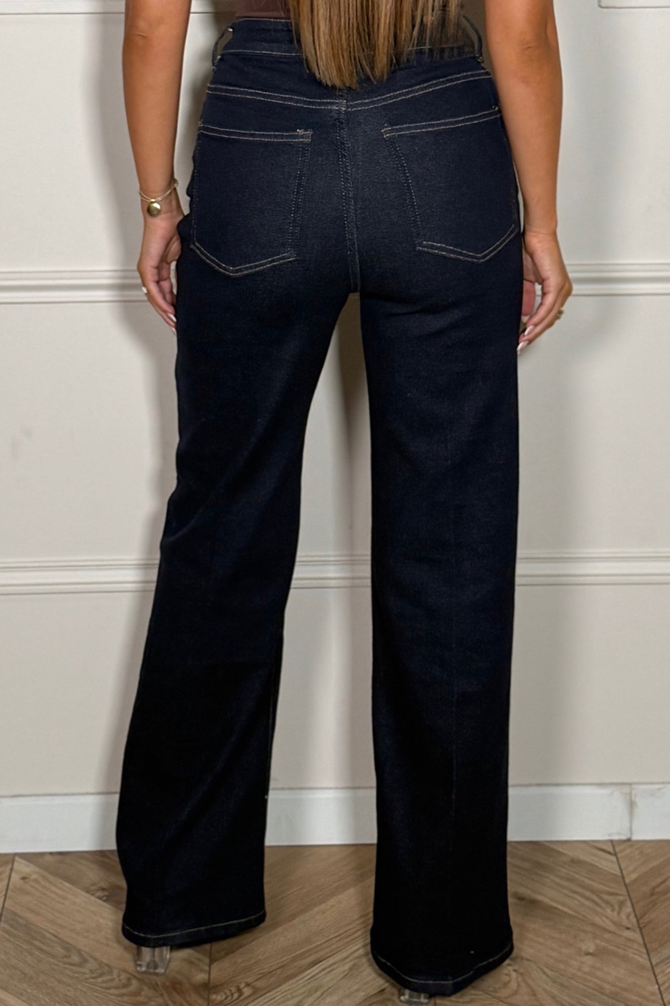 Jeans Brut Ceinture Décalée Femme - Style Authentique Original - BLOOSHOP