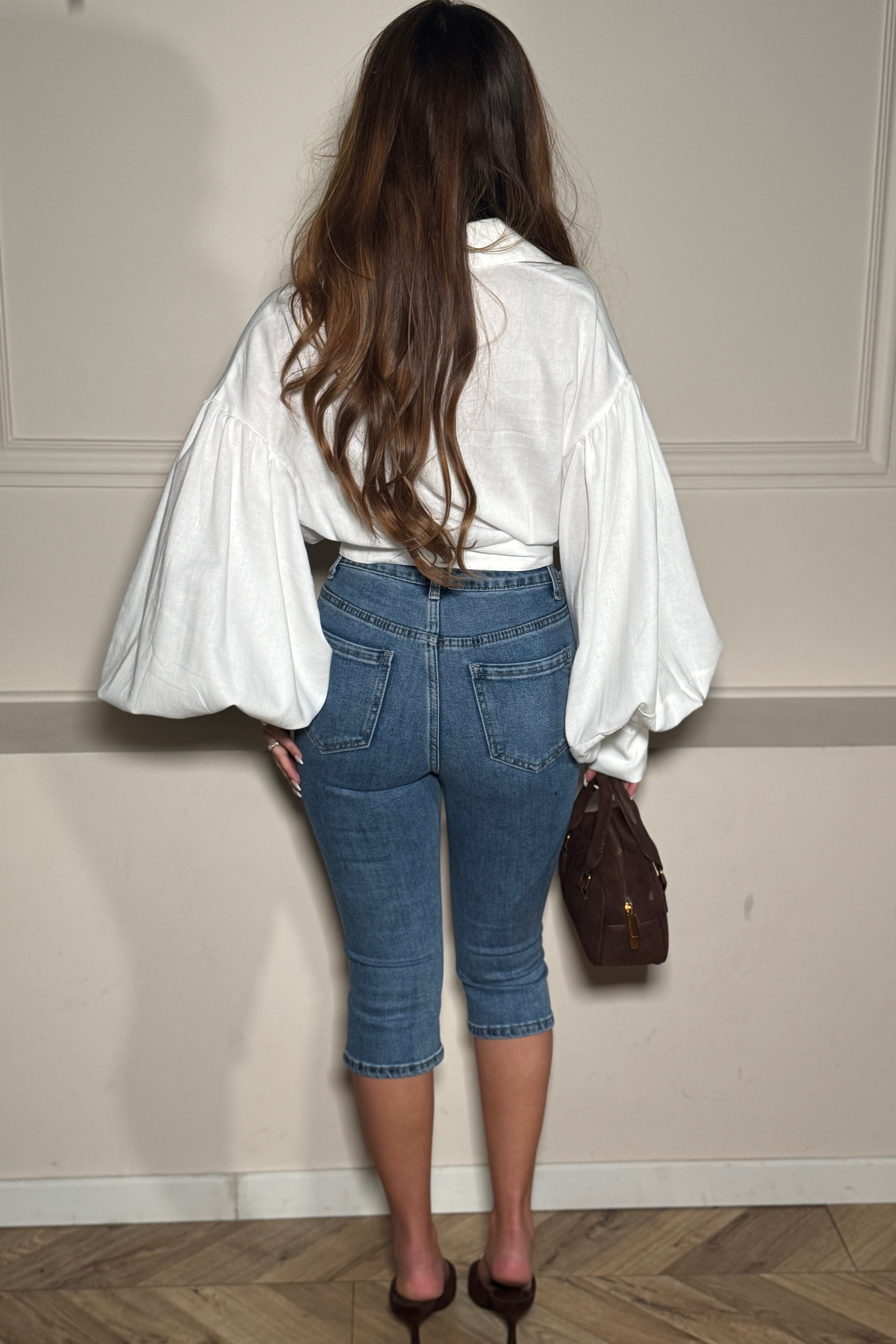 Jeans Capri Femme - Style Décontracté Estival