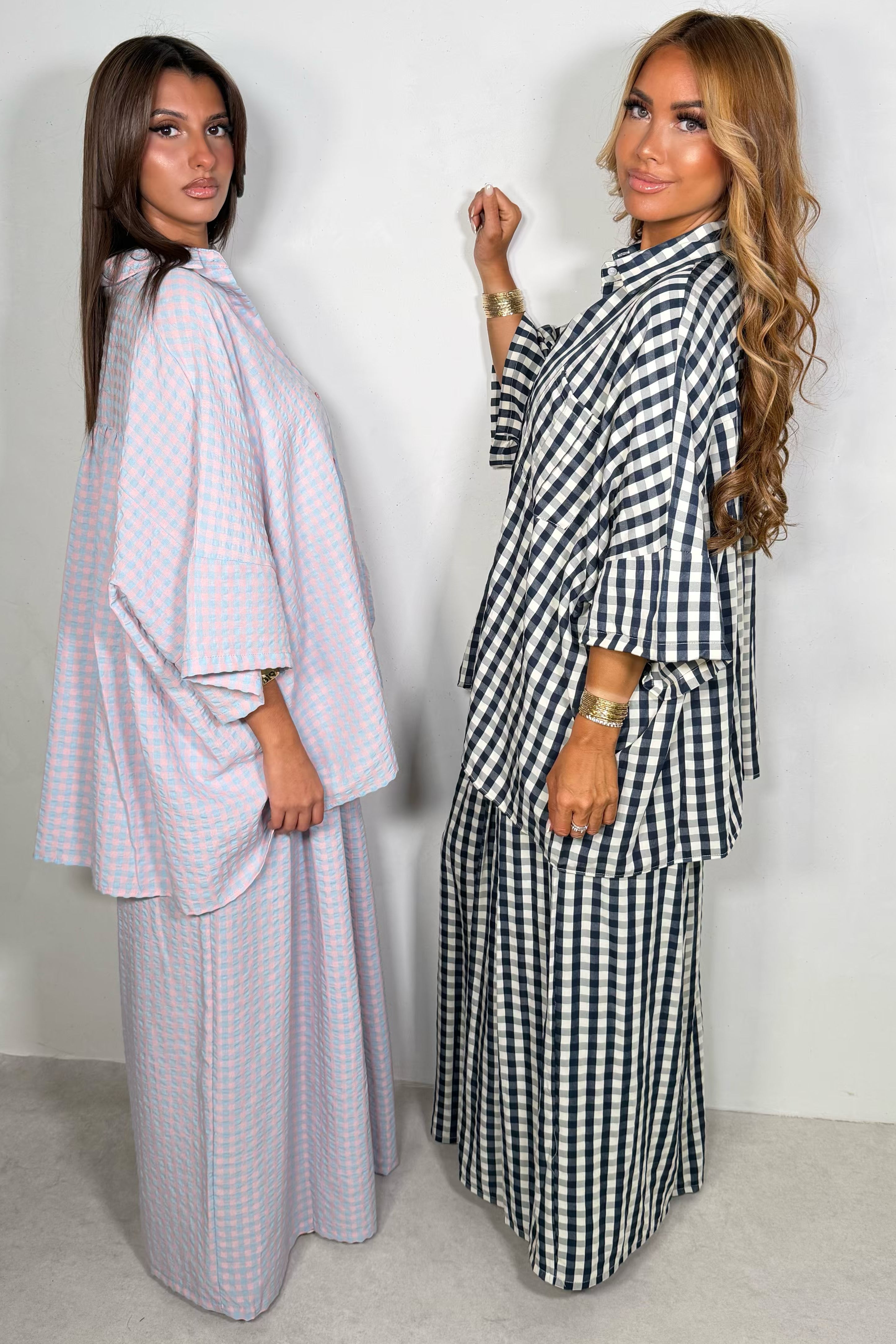 Ensemble Chemise Oversize & Pantalon Large — Confort Chic & Style Contemporain