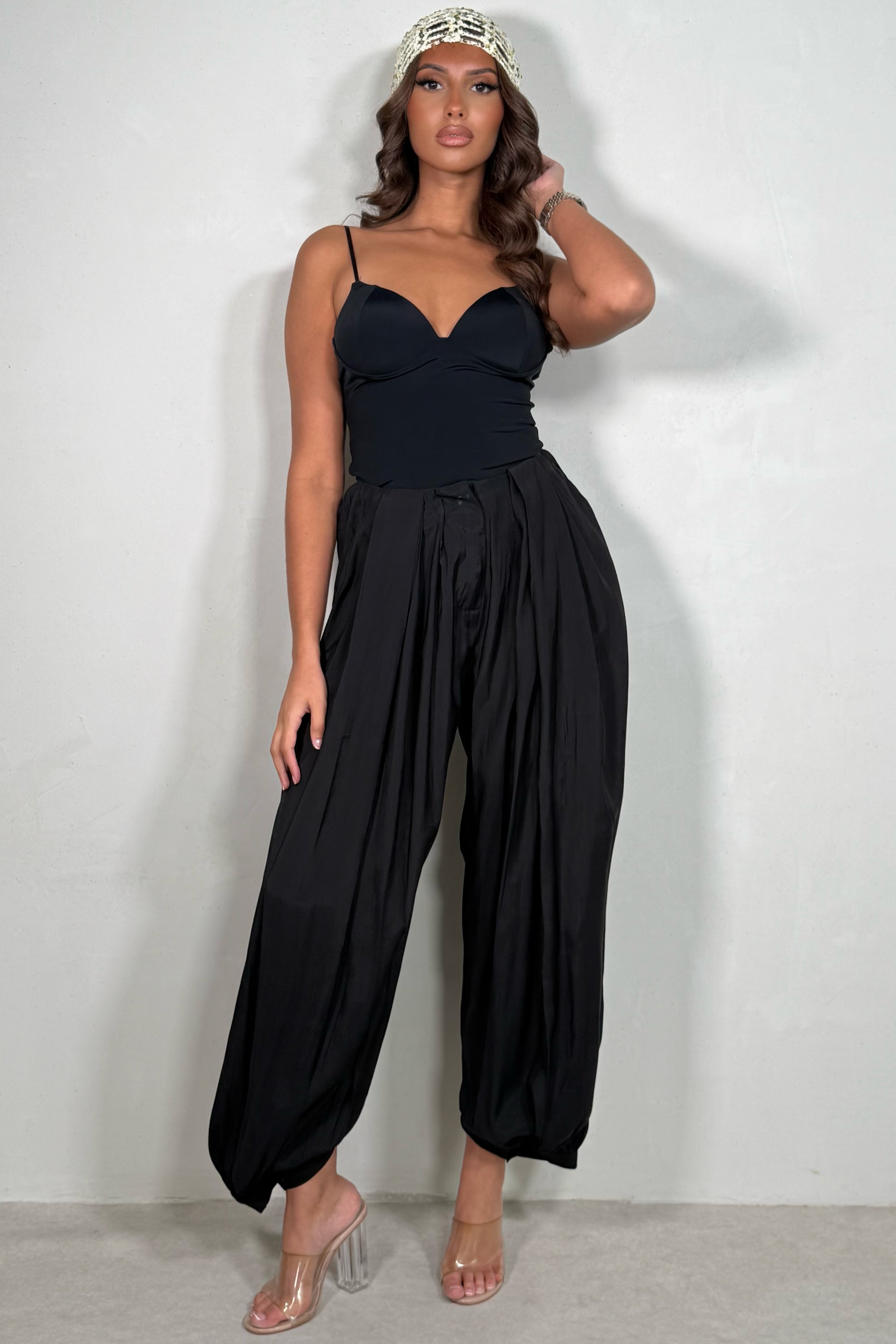 Pantalon Large Bouffant Femme