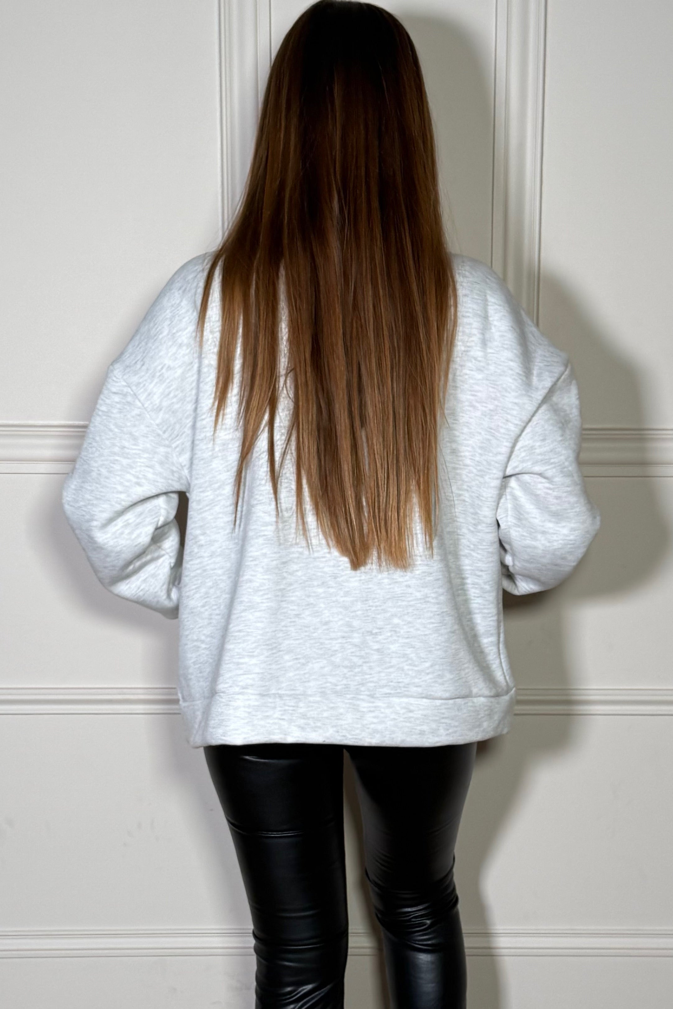 Pull Molleton Col Zippé Femme - Sweat Confort Demi-Zip