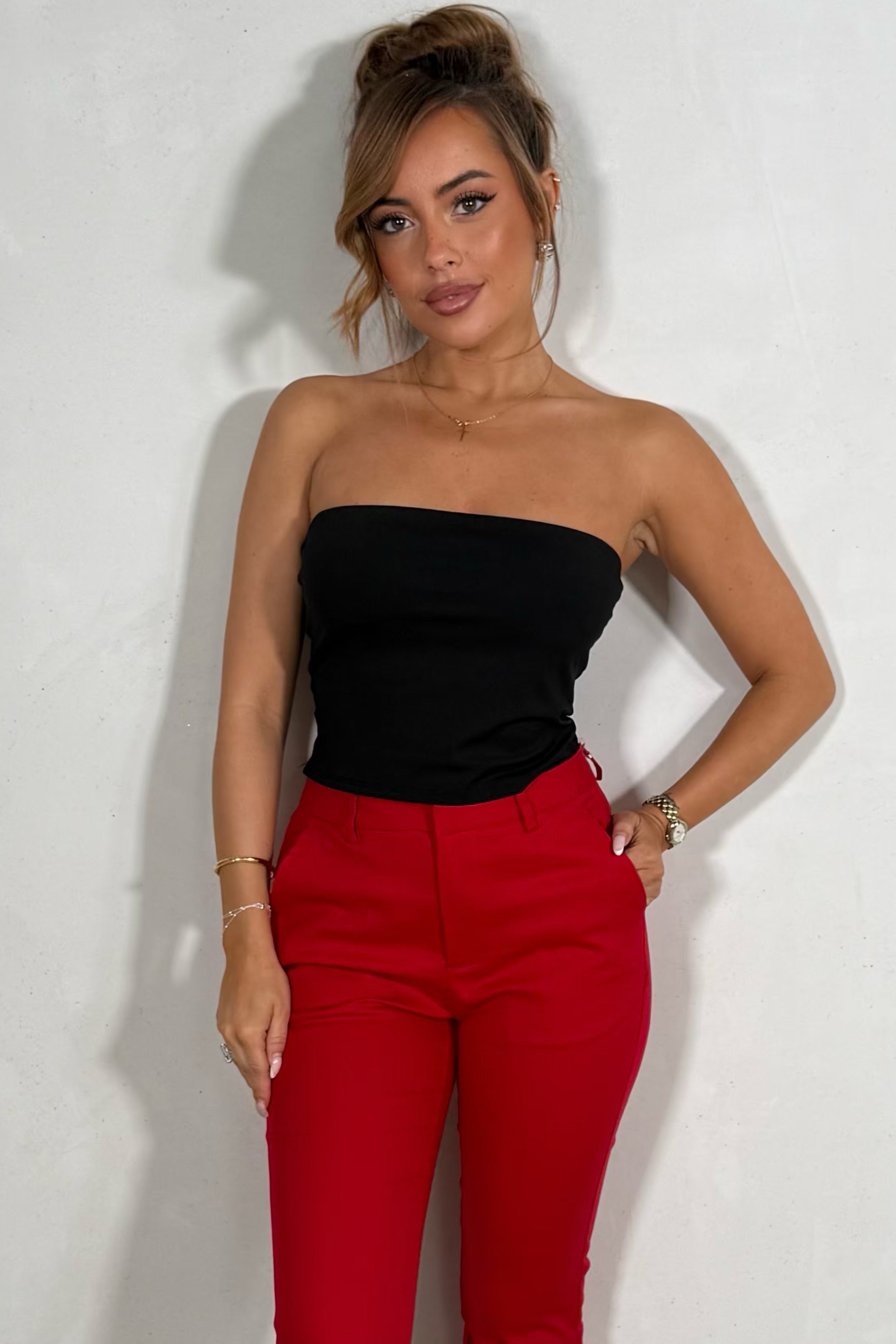 Top Bandeau Basic Femme – 6 Coloris Taille Unique