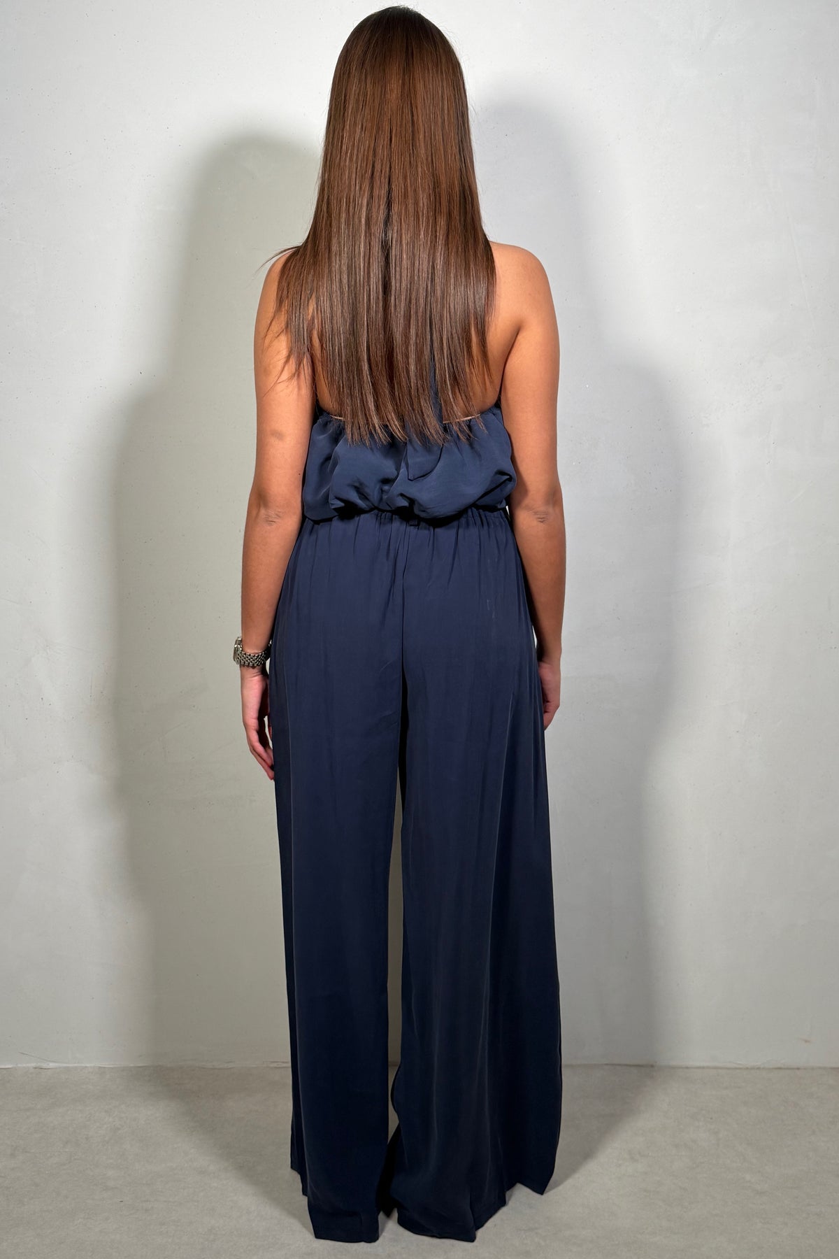 Pantalon Large Fluide Femme avec Ceinture Foulard - Style Palazzo