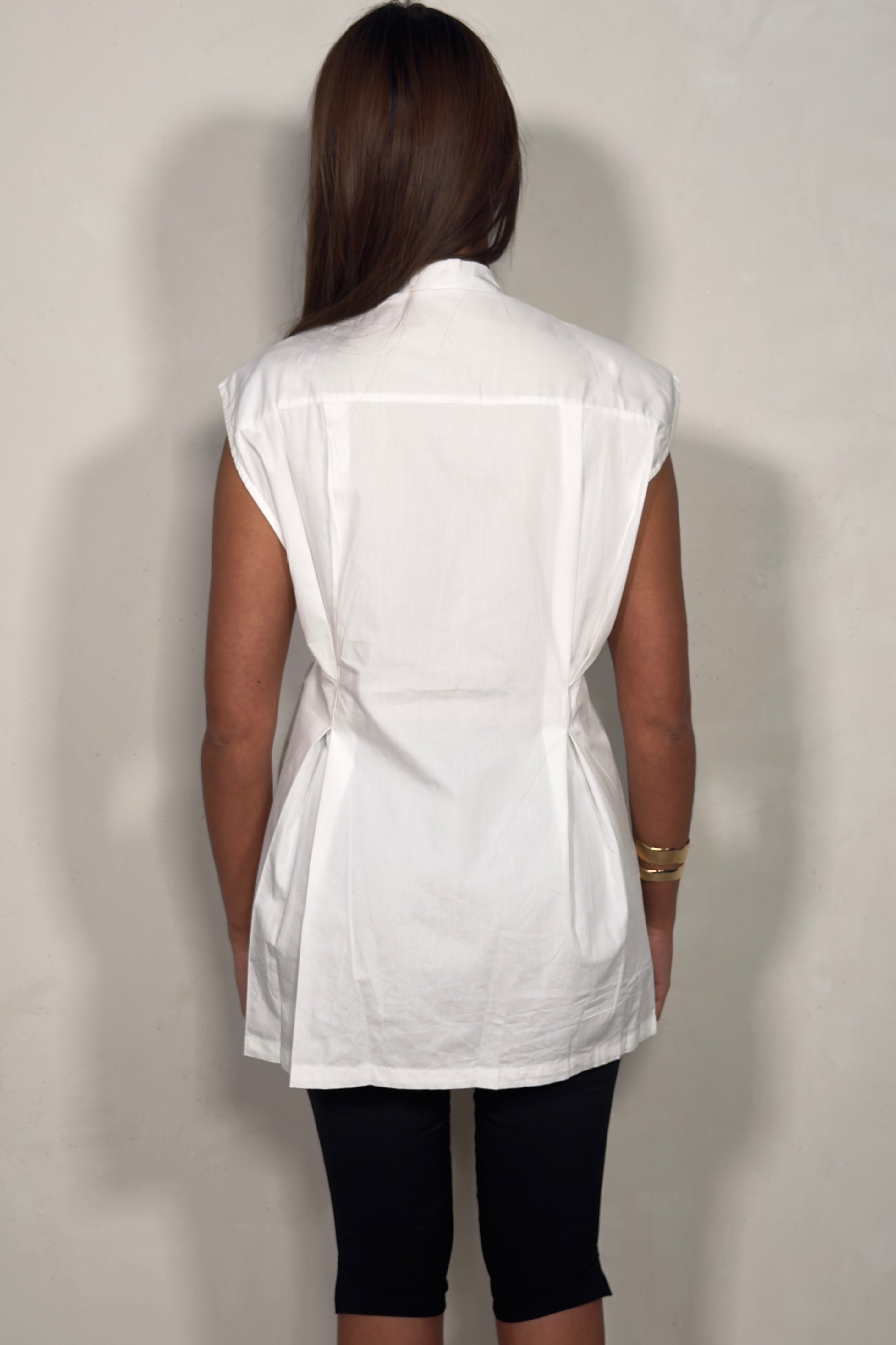 Chemise Sans Manches À Épaulettes Femme