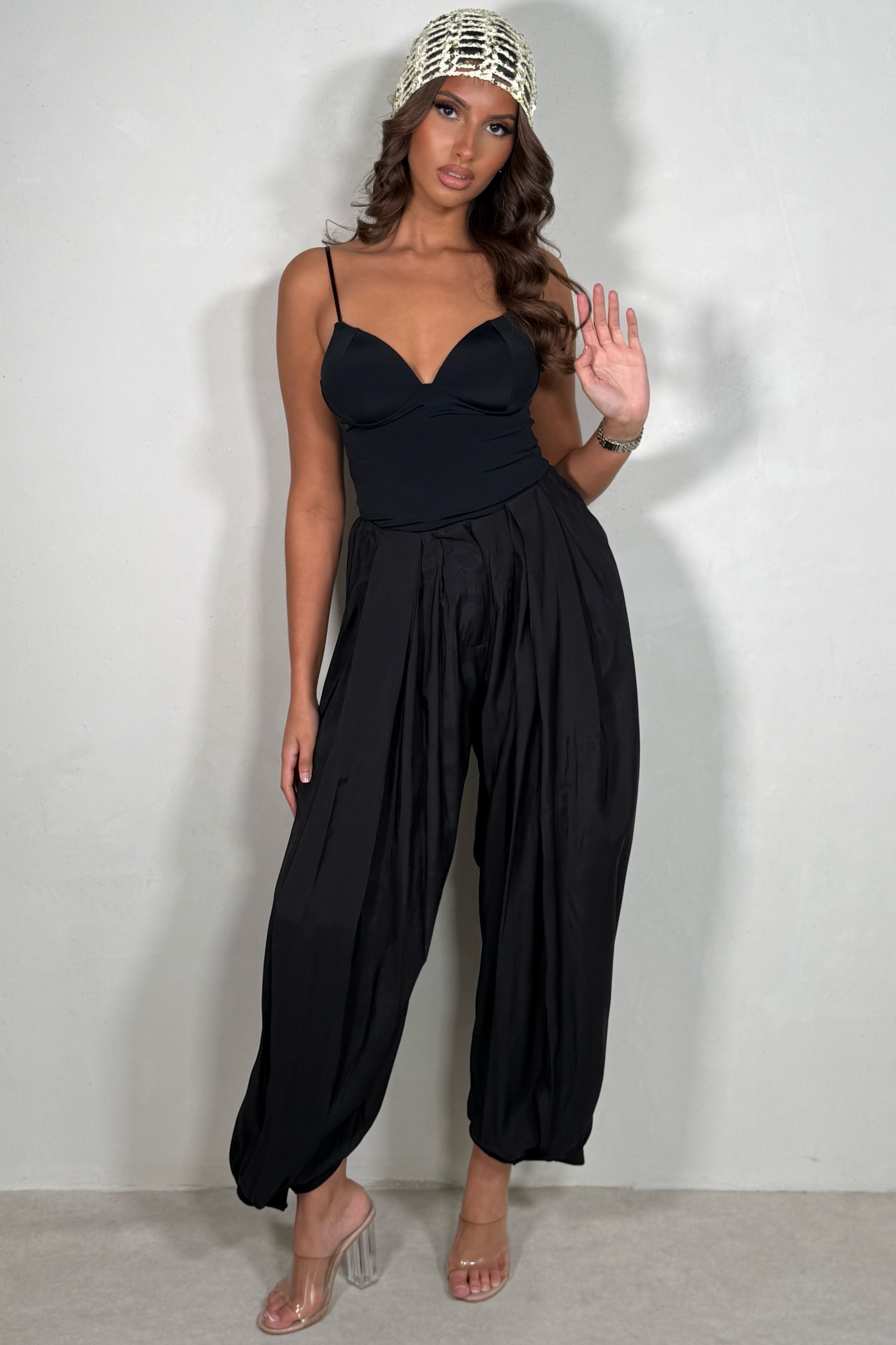 Pantalon Large Bouffant Femme