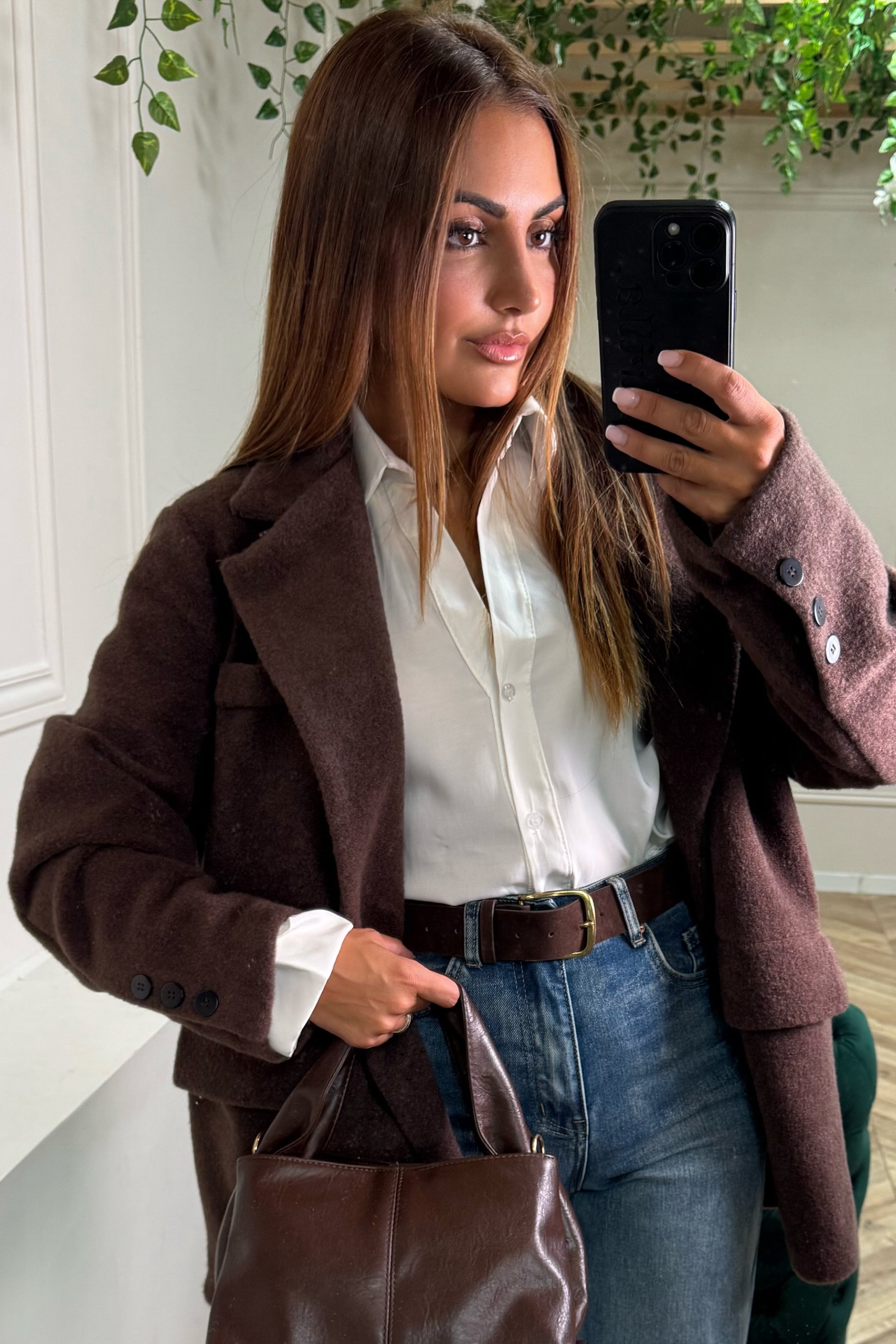 Ceinture Suédé Élégante à Boucle Dorée - Accessoire Mode Femme