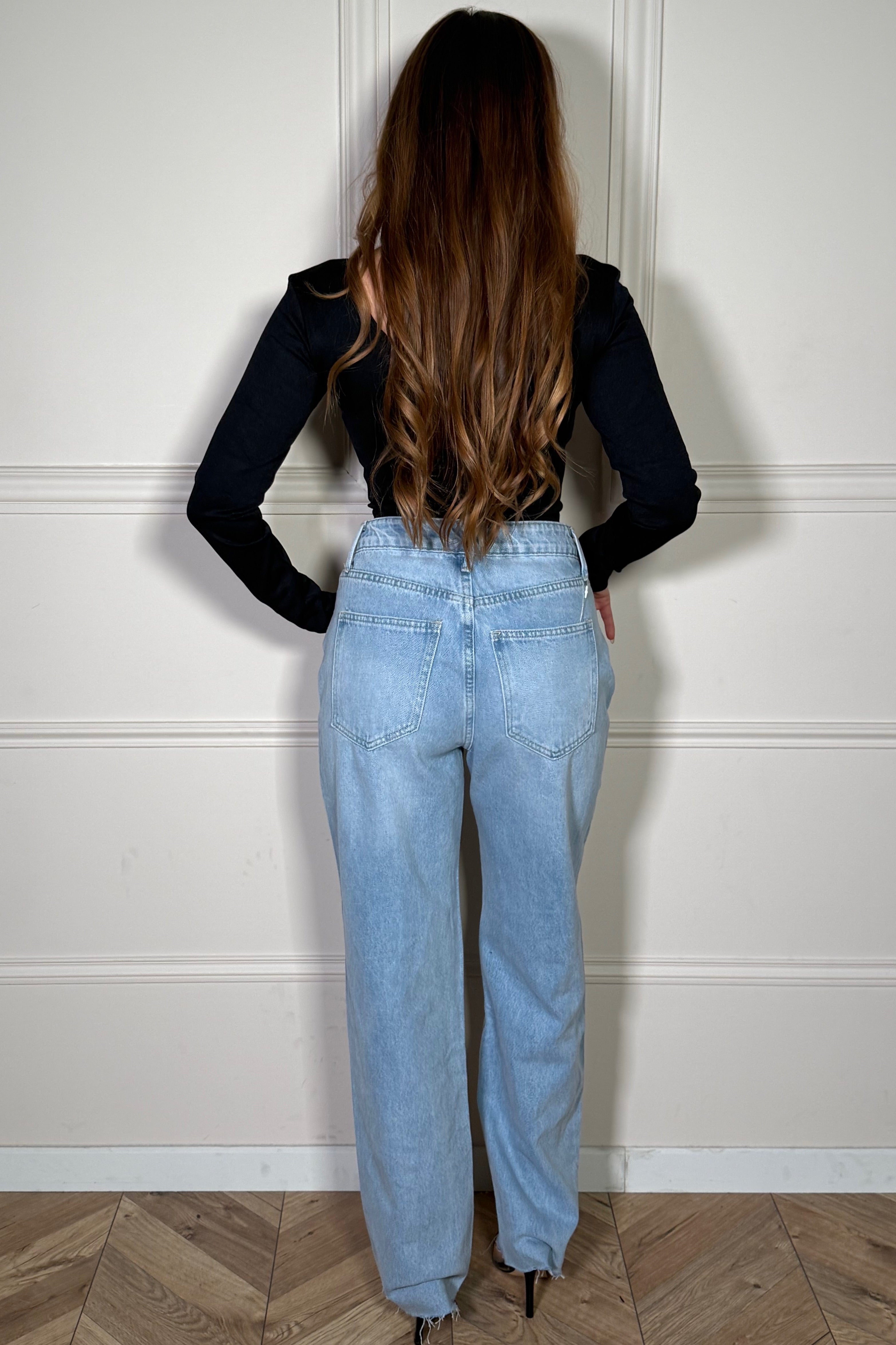 Jeans Coupe Mum Taille Haute - Jean Femme Vintage