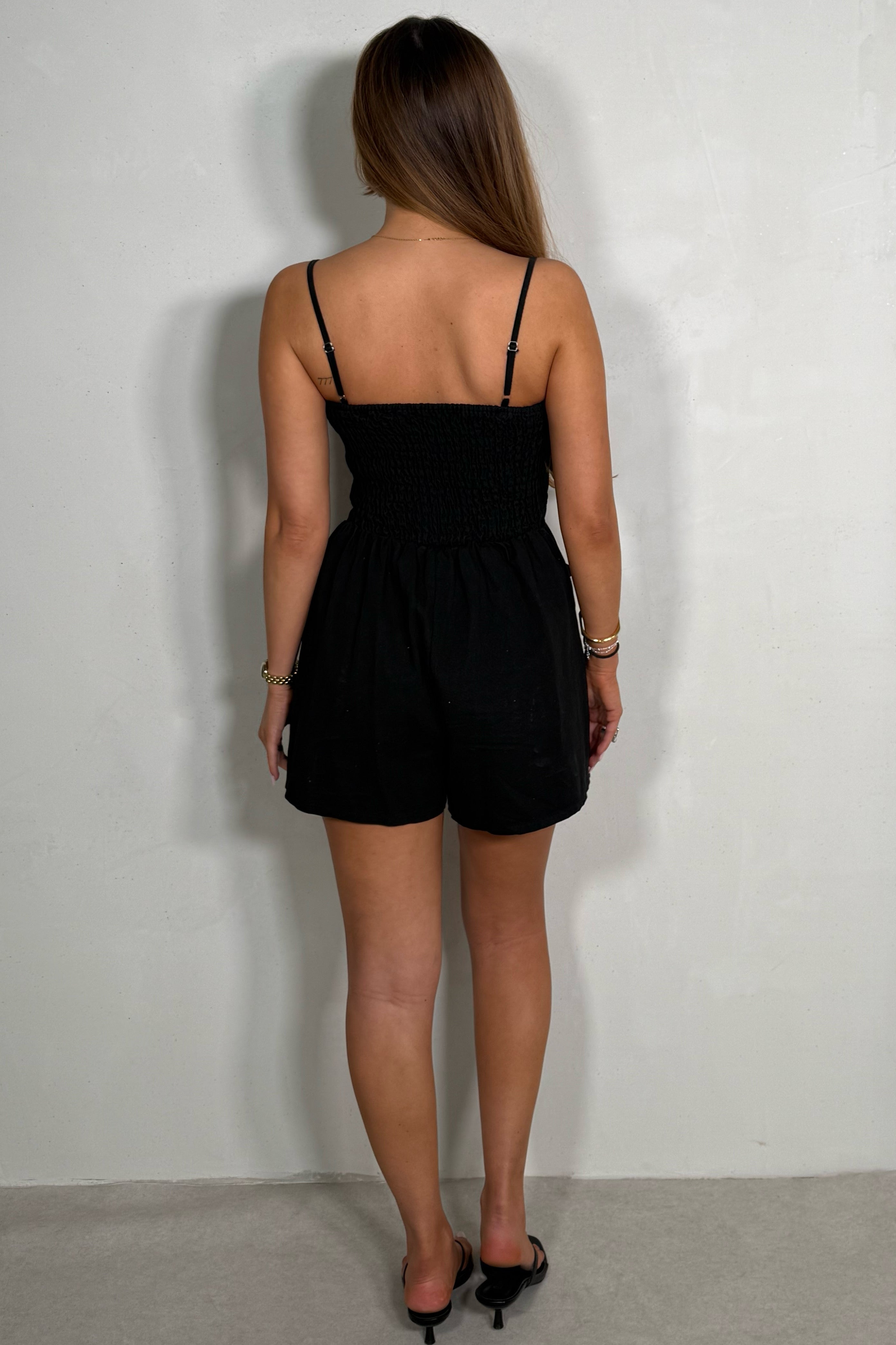 Combishort Robe en Denim – 2-en-1 Chic & Décontracté