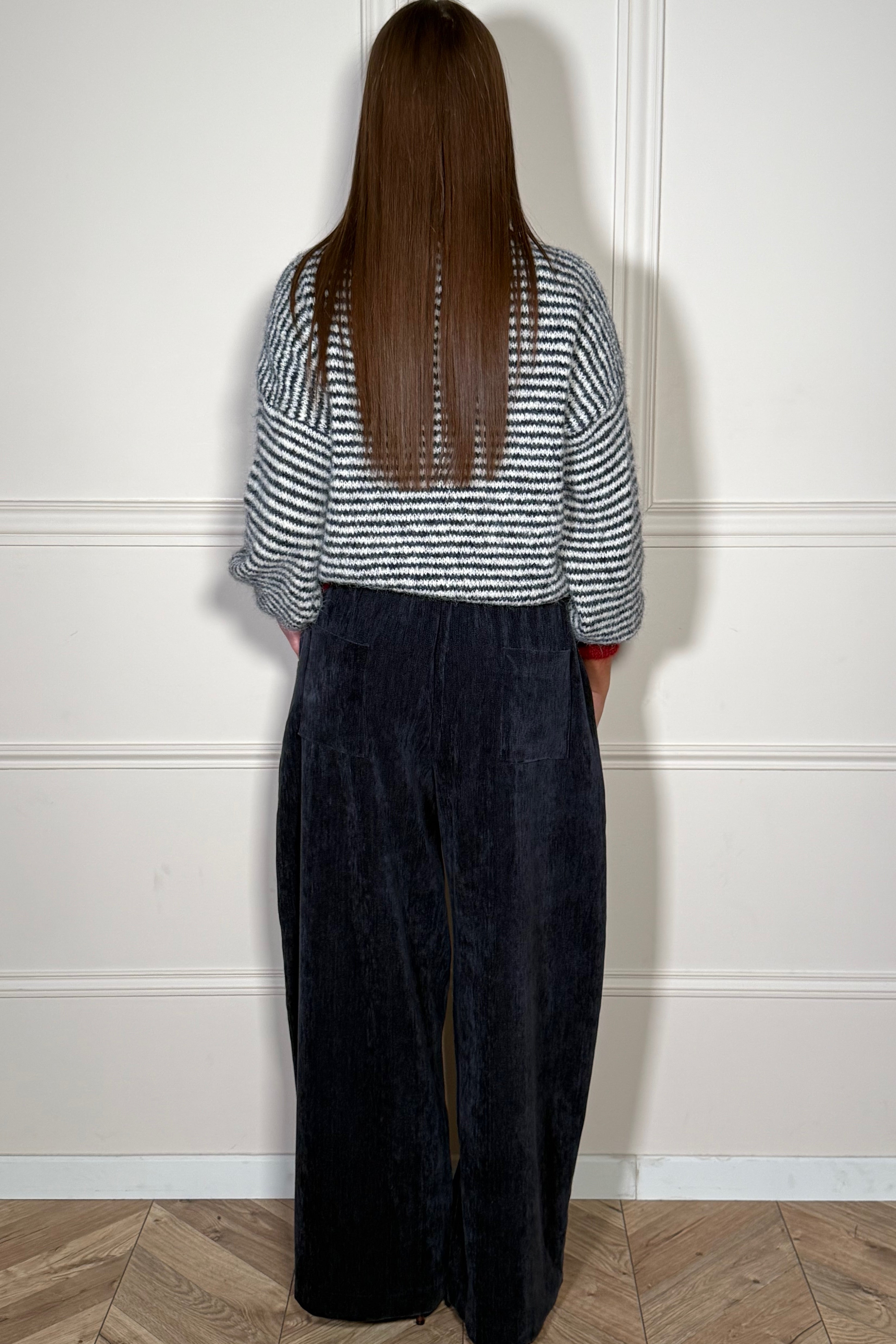 Pantalon Velours Coupe Ballon Femme - Confort & Style