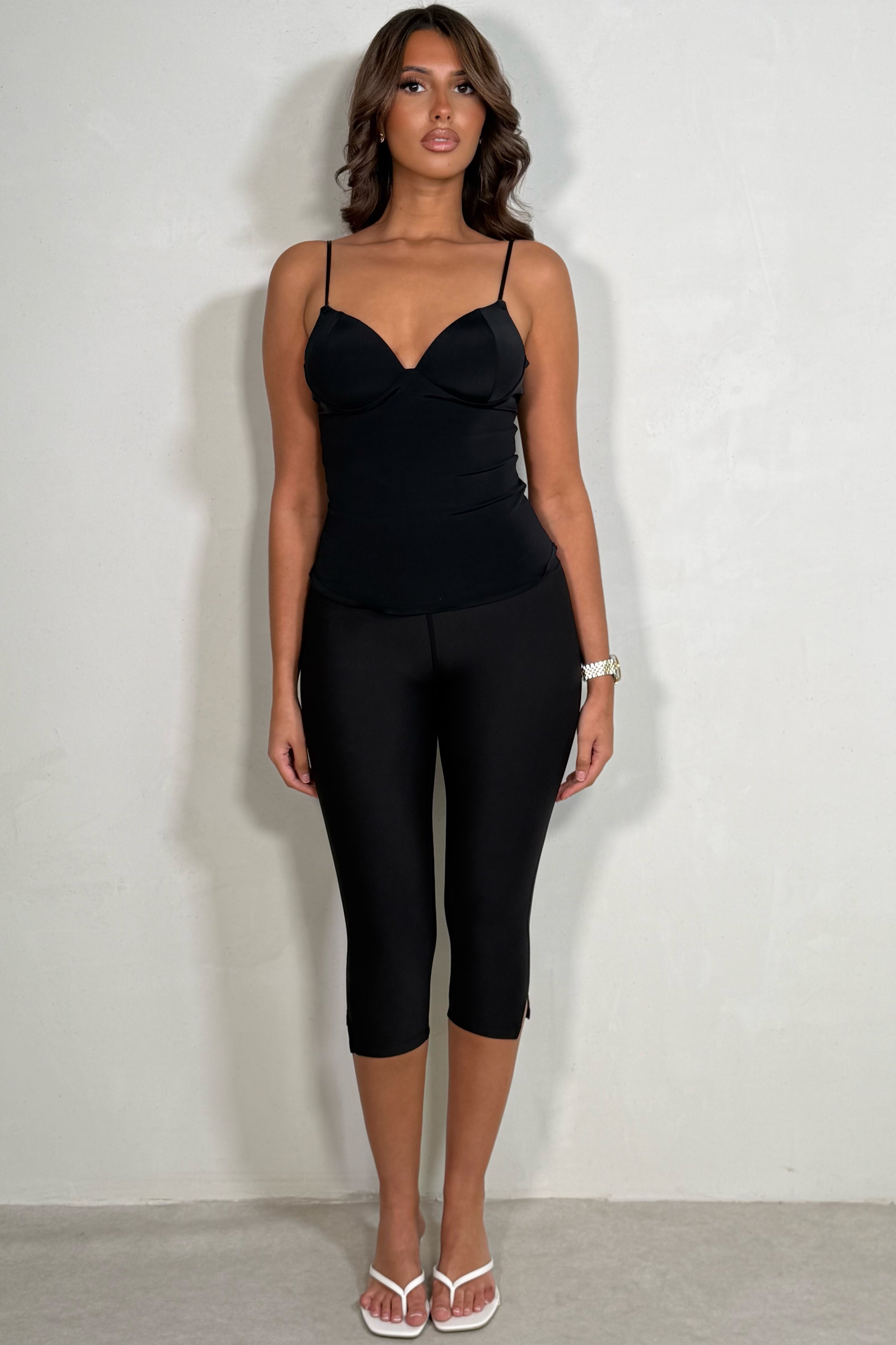 Legging Corsaire Ultra Gainant Femme - Sport Haute Performance
