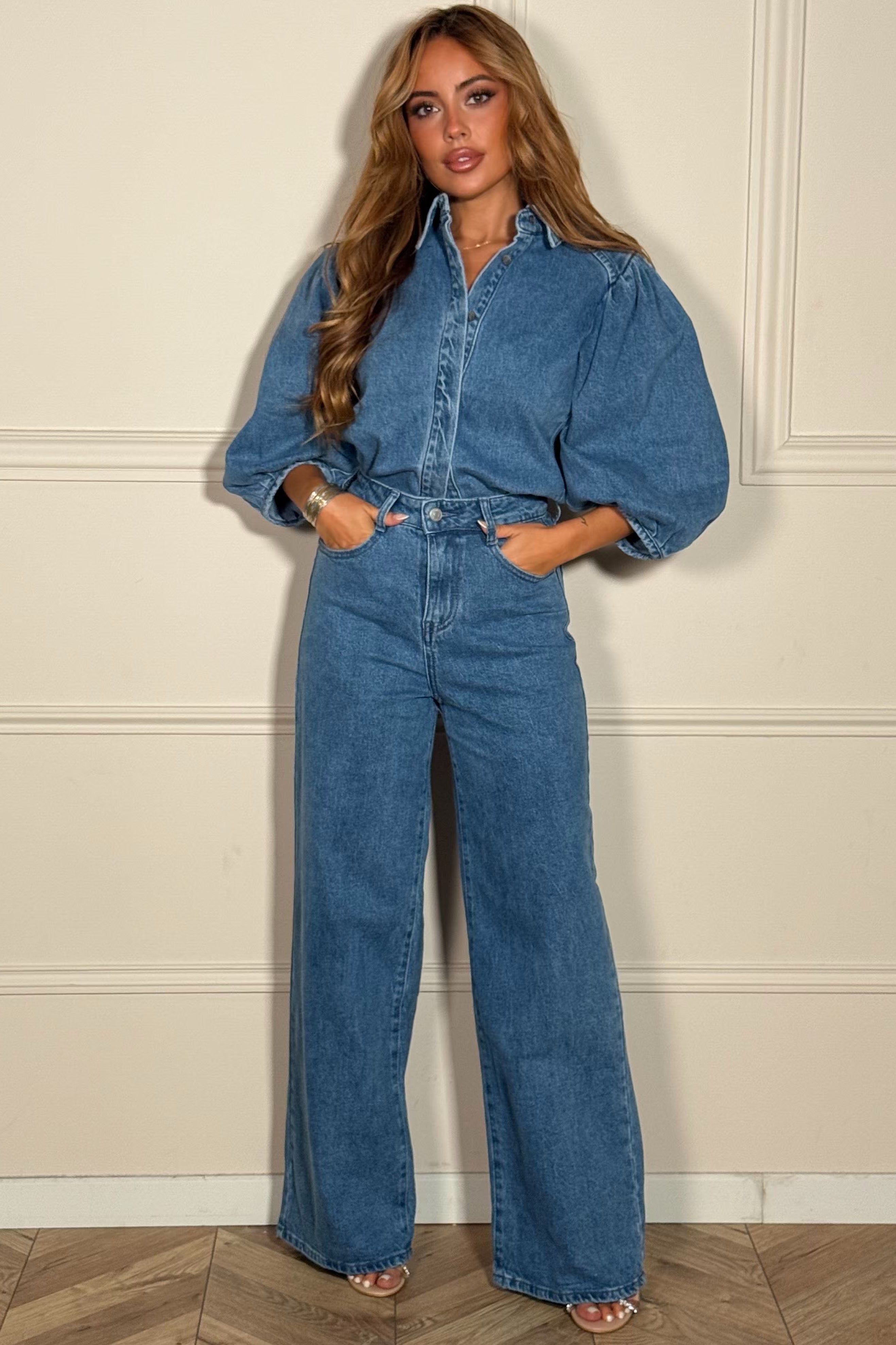 Jeans Wide Leg Femme - Coupe Tendance et Confortable