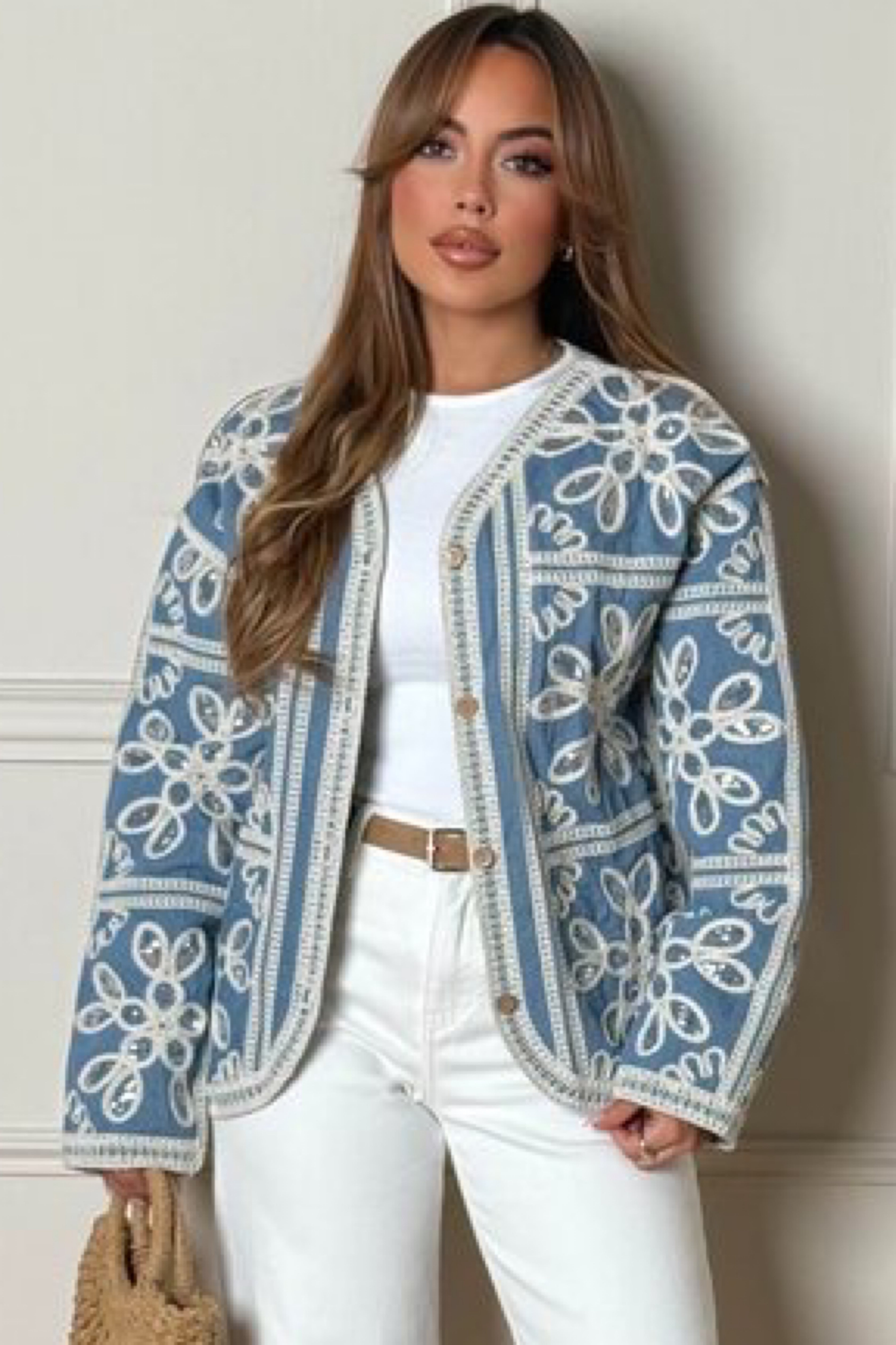 Veste Denim + Crochets