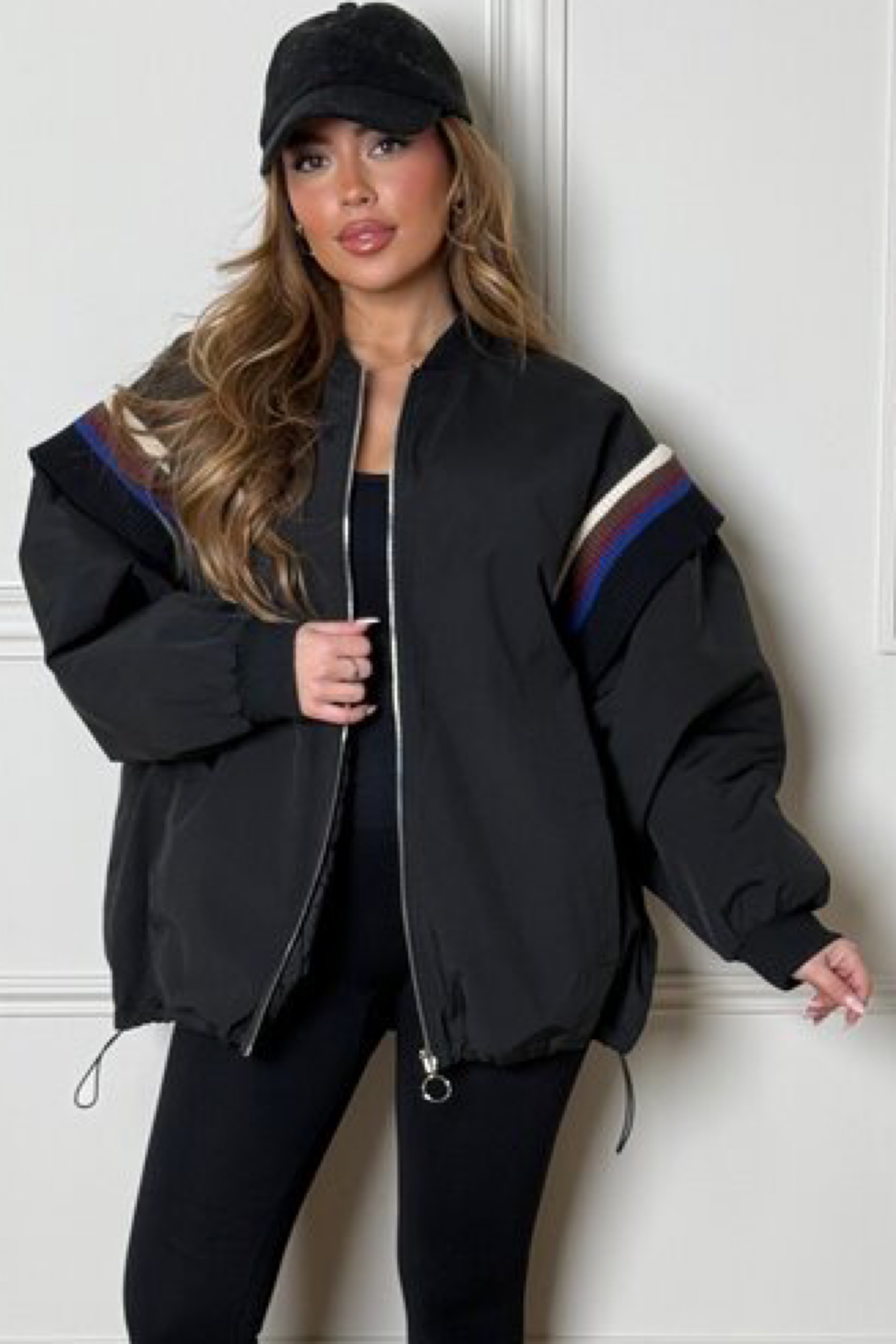Bombers Coupe Droite + Bandes Rayés