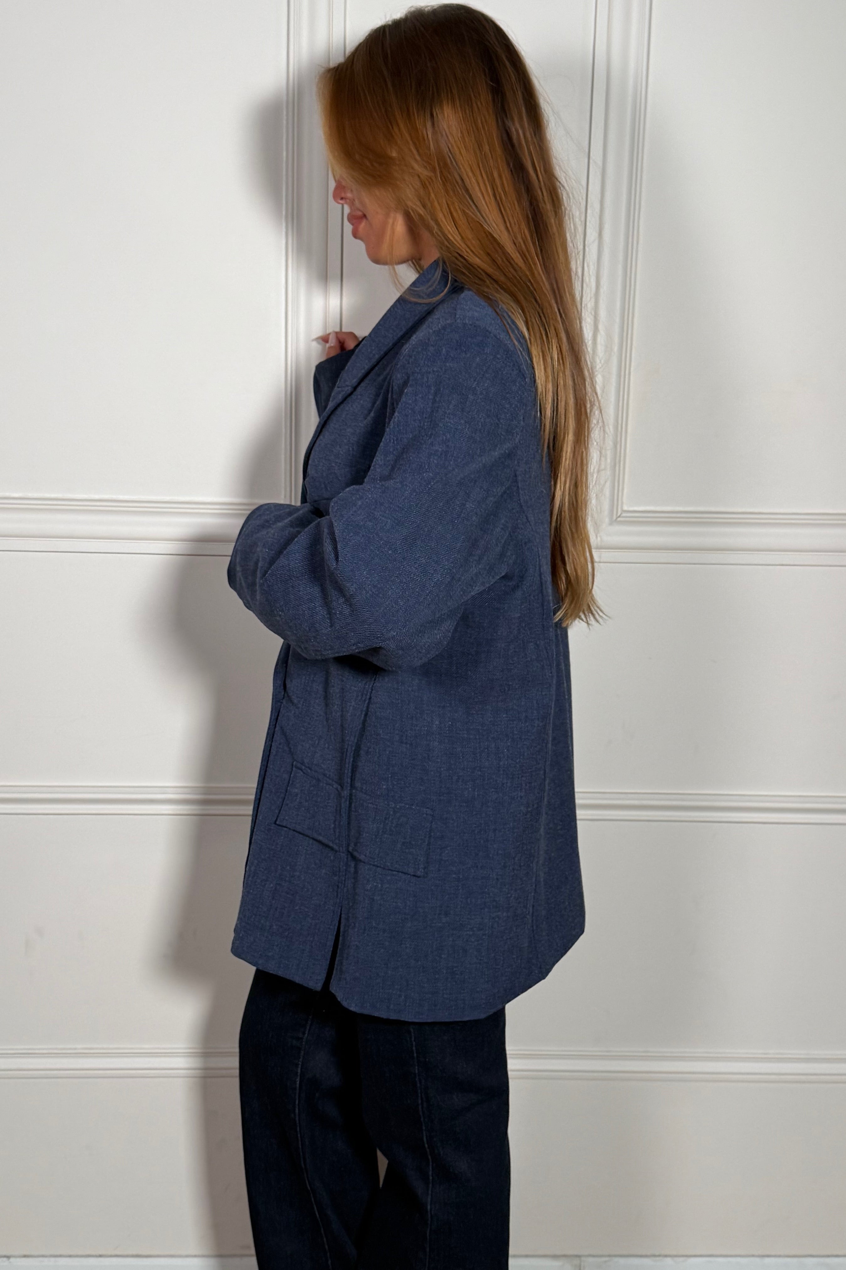 Blazer Déstructuré Fendu Femme - Élégance Moderne Sophistiquée