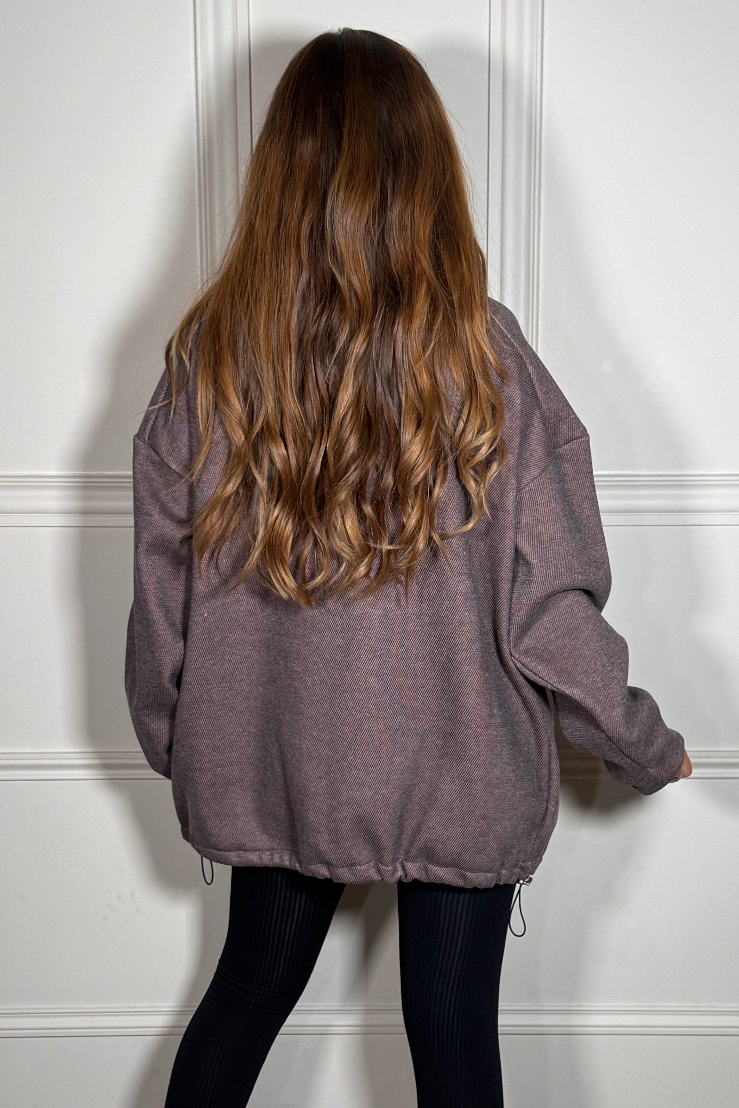 Sweat polaire doux - vue latérale élégante