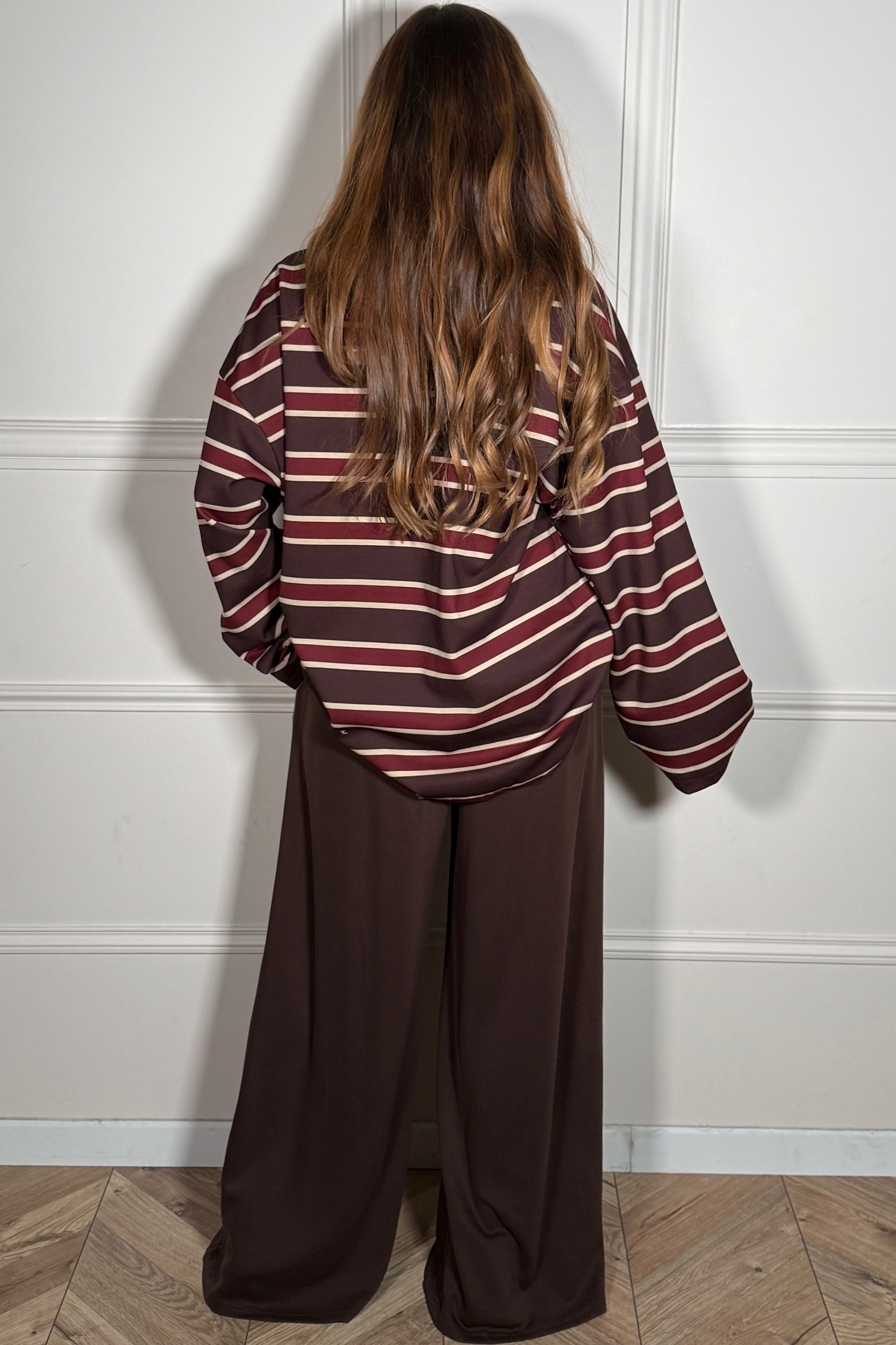 Pantalon oversize fluide - vue latérale style bohème chic