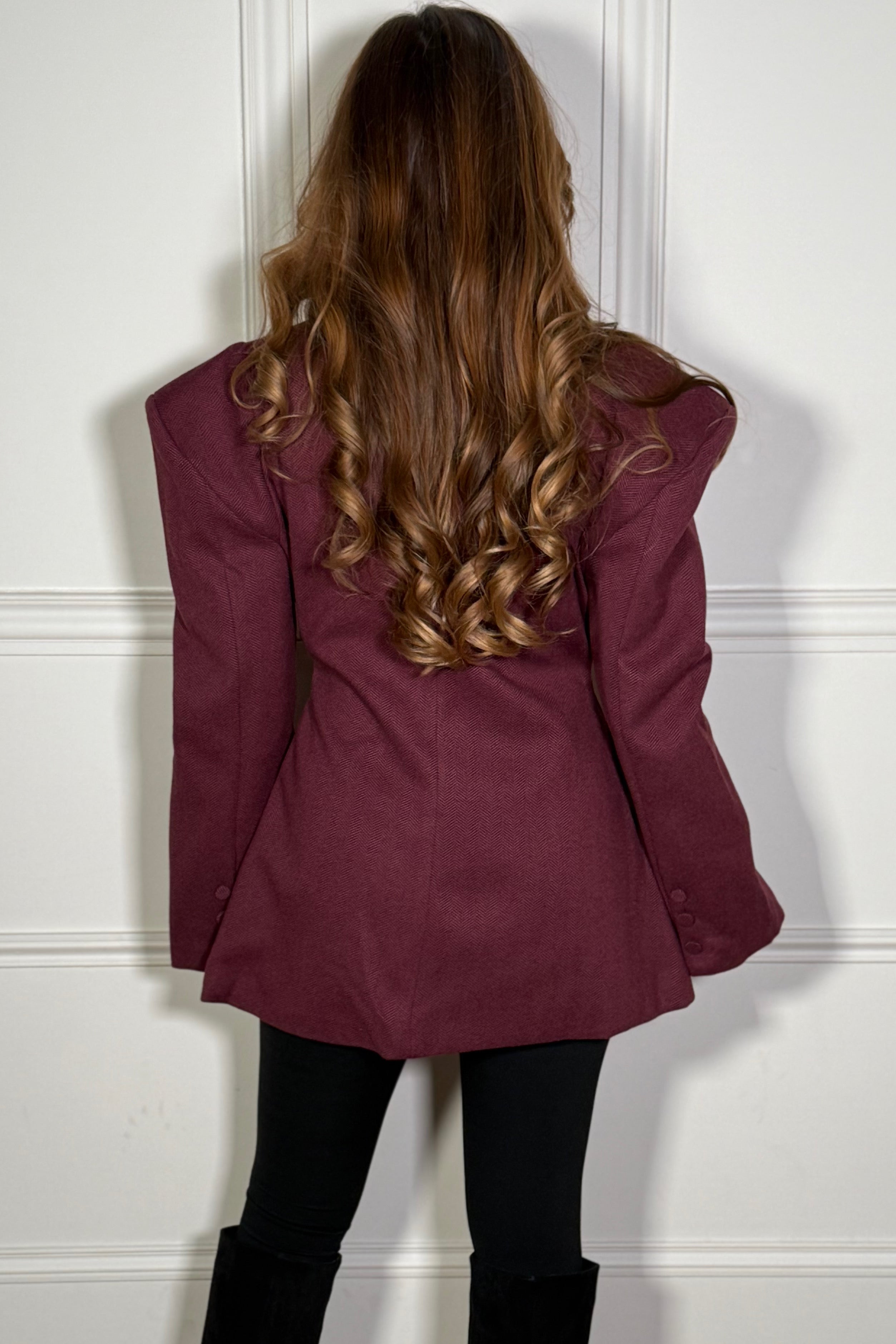 Blazer déstructuré chic - Vue portée de dos