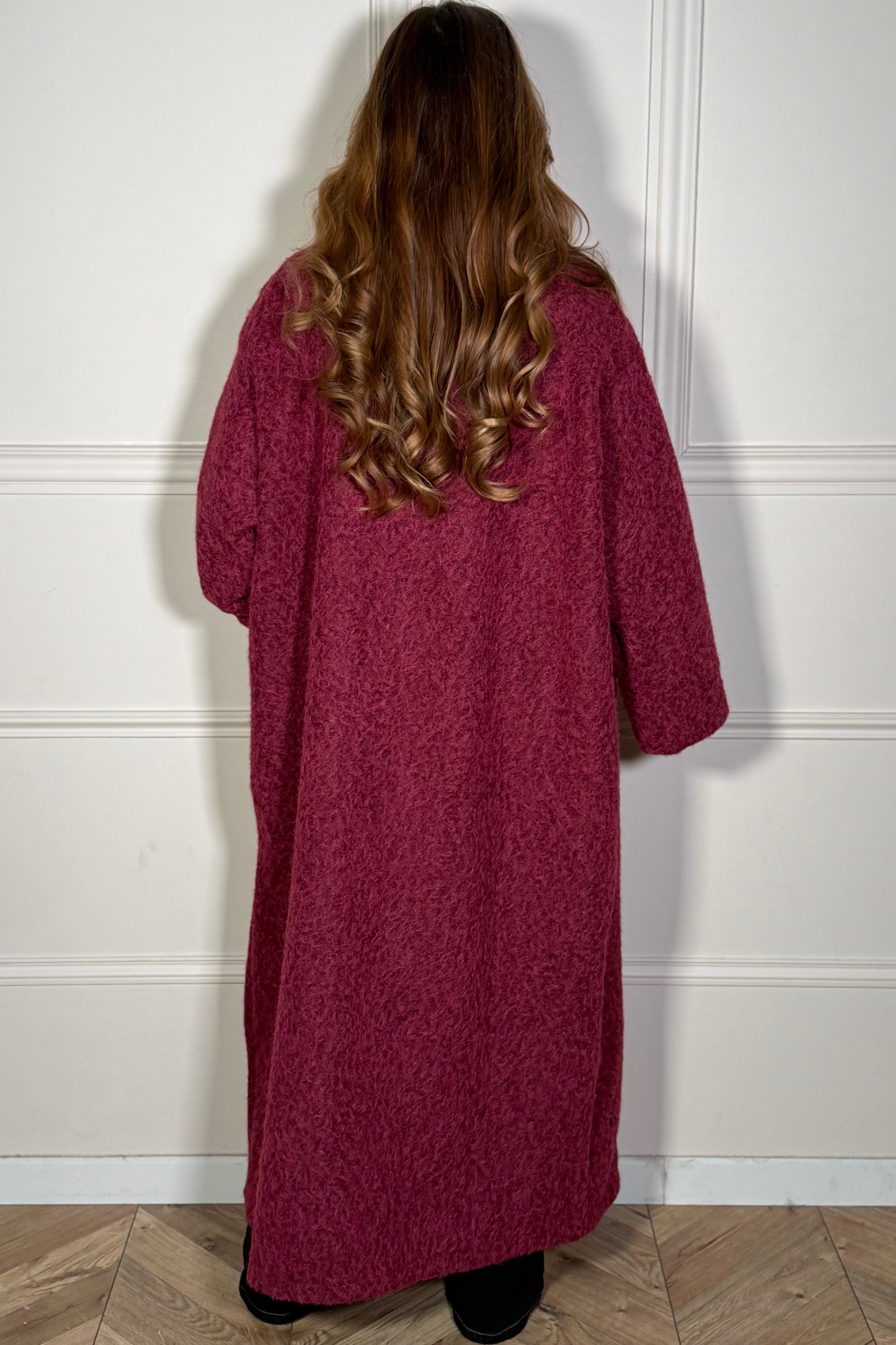 Manteau oversize femme - Vue de profil