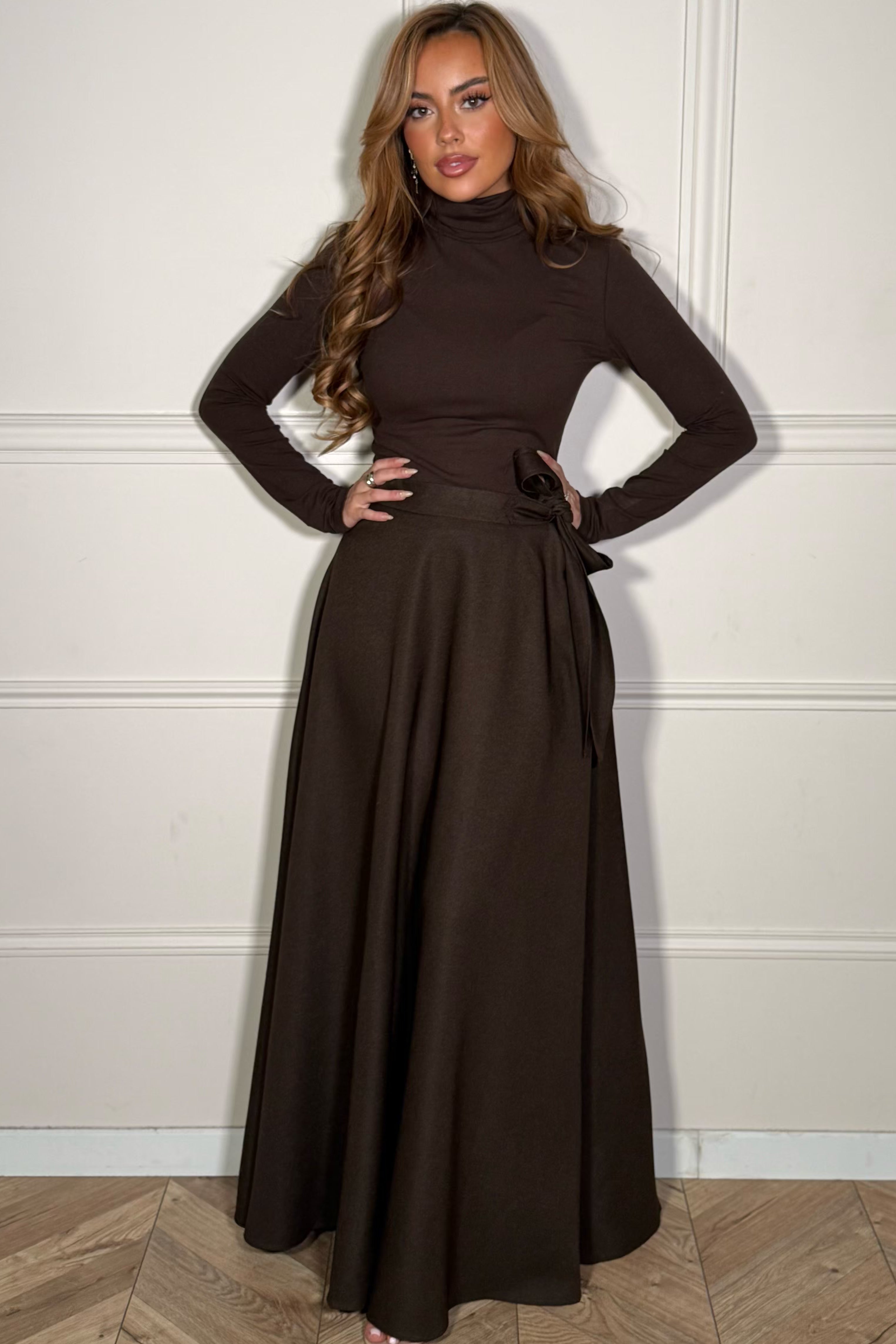 Jupe oversize élégante - Vue portée de profil