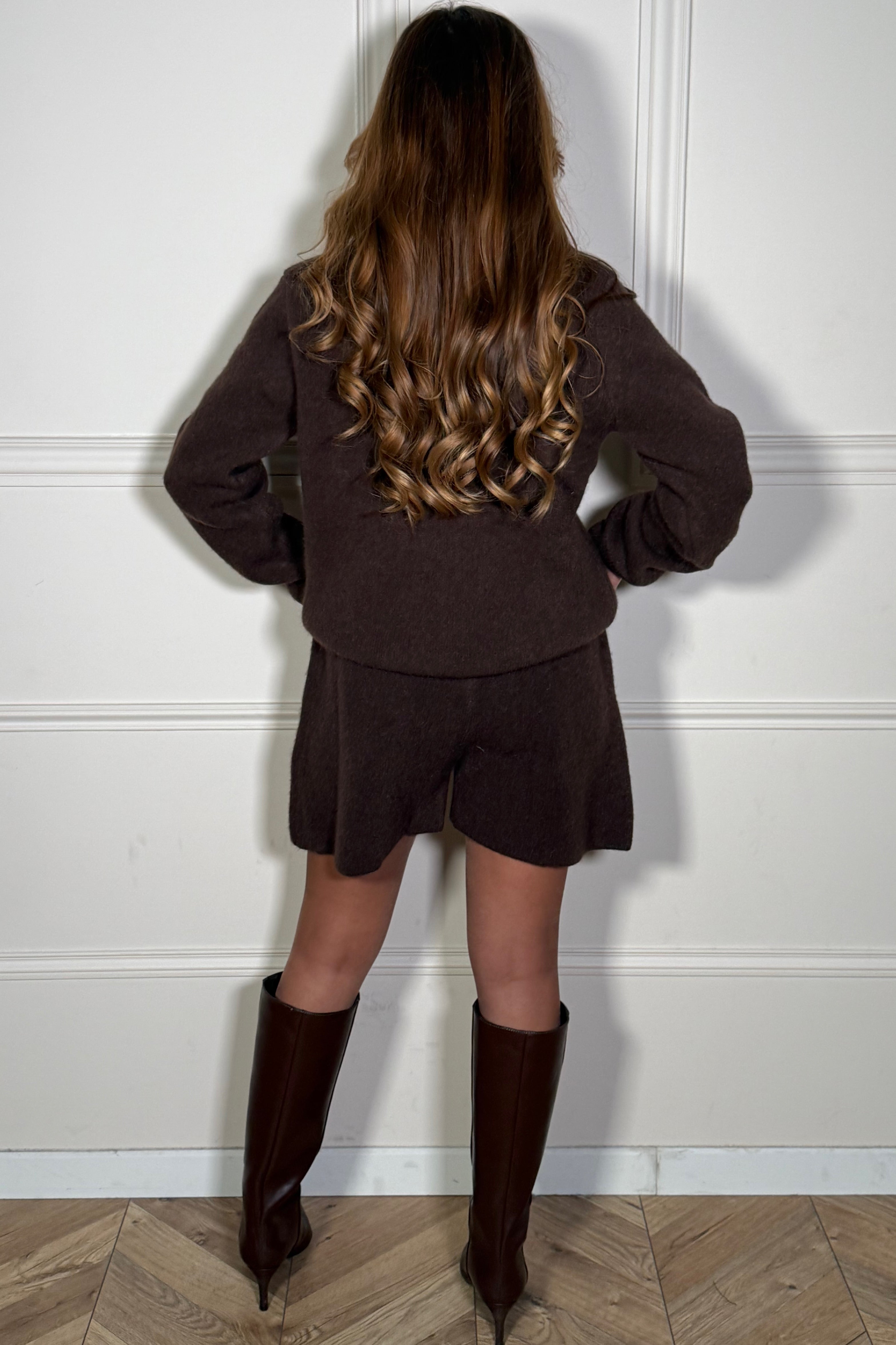 Ensemble maille coordonné - Vue portée complète